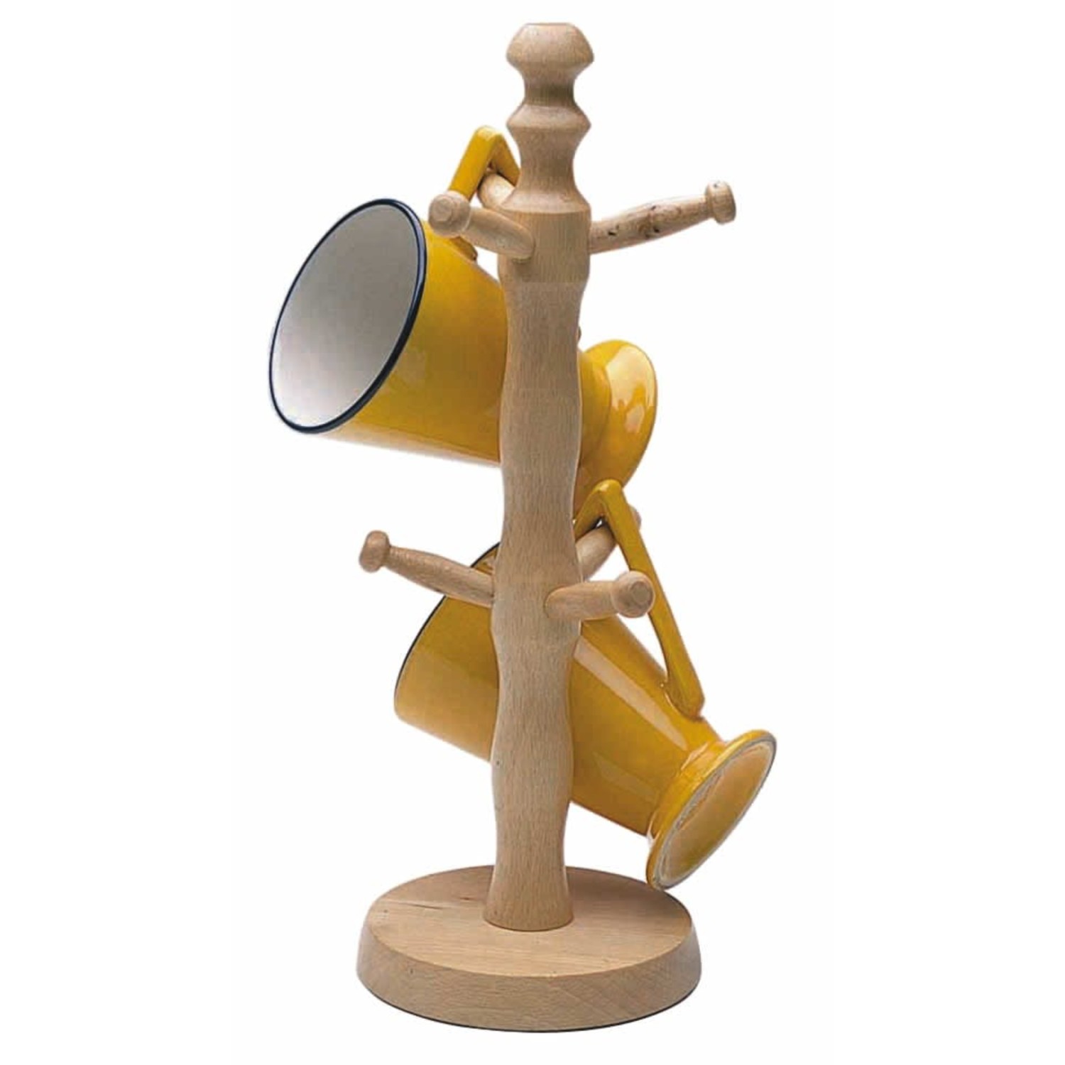 KitchenCraft Beech Wood Mug Tree KitchenCraft Beech Wood Mug Tree