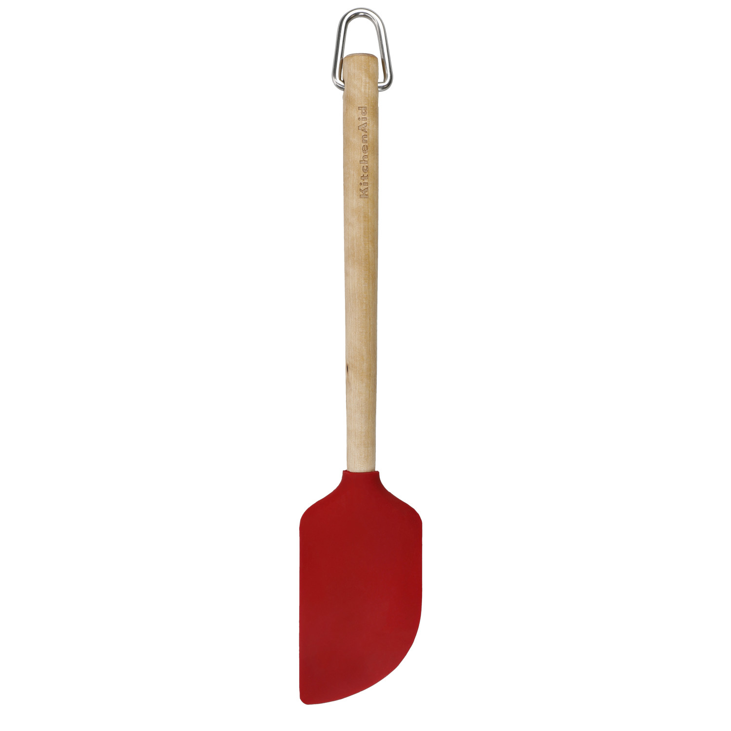 KitchenAid Birchwood Scraper Spatula - Empire Red KitchenAid Birchwood Scraper Spatula - Empire Red