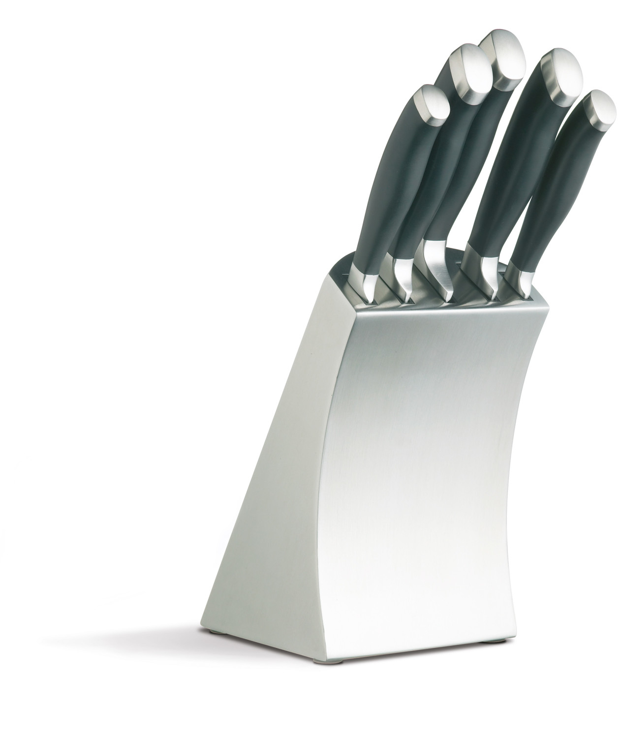 MasterClass Trojan 5 Piece Knife Set and Stainless Steel Block MasterClass Trojan 5 Piece Knife Set and Stainless Steel Block