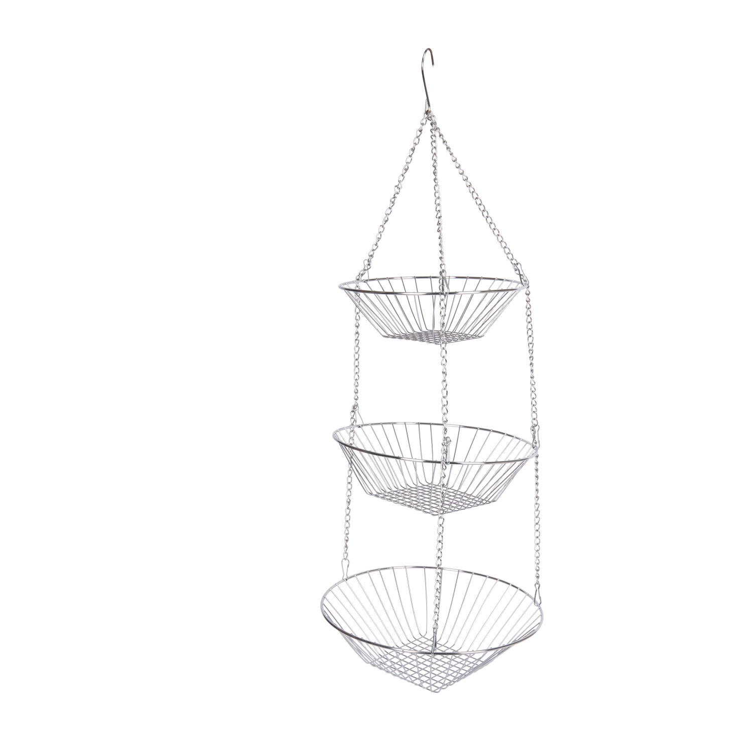 KitchenCraft Three Tier Hanging Vegetable / Fruit Basket KitchenCraft Three Tier Hanging Vegetable / Fruit Basket