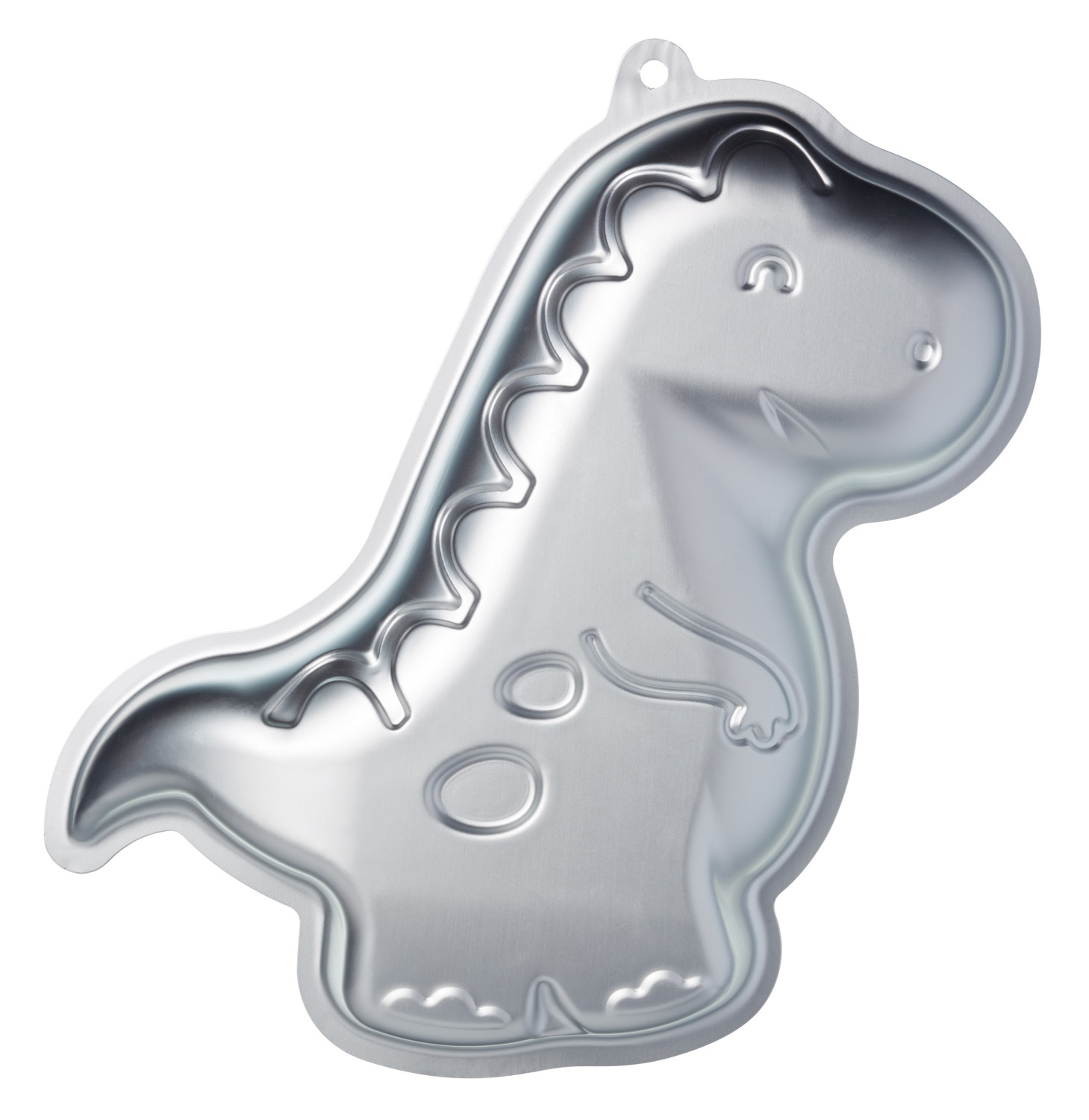KitchenCraft Silver Anodised Dinosaur Shaped Cake Pan