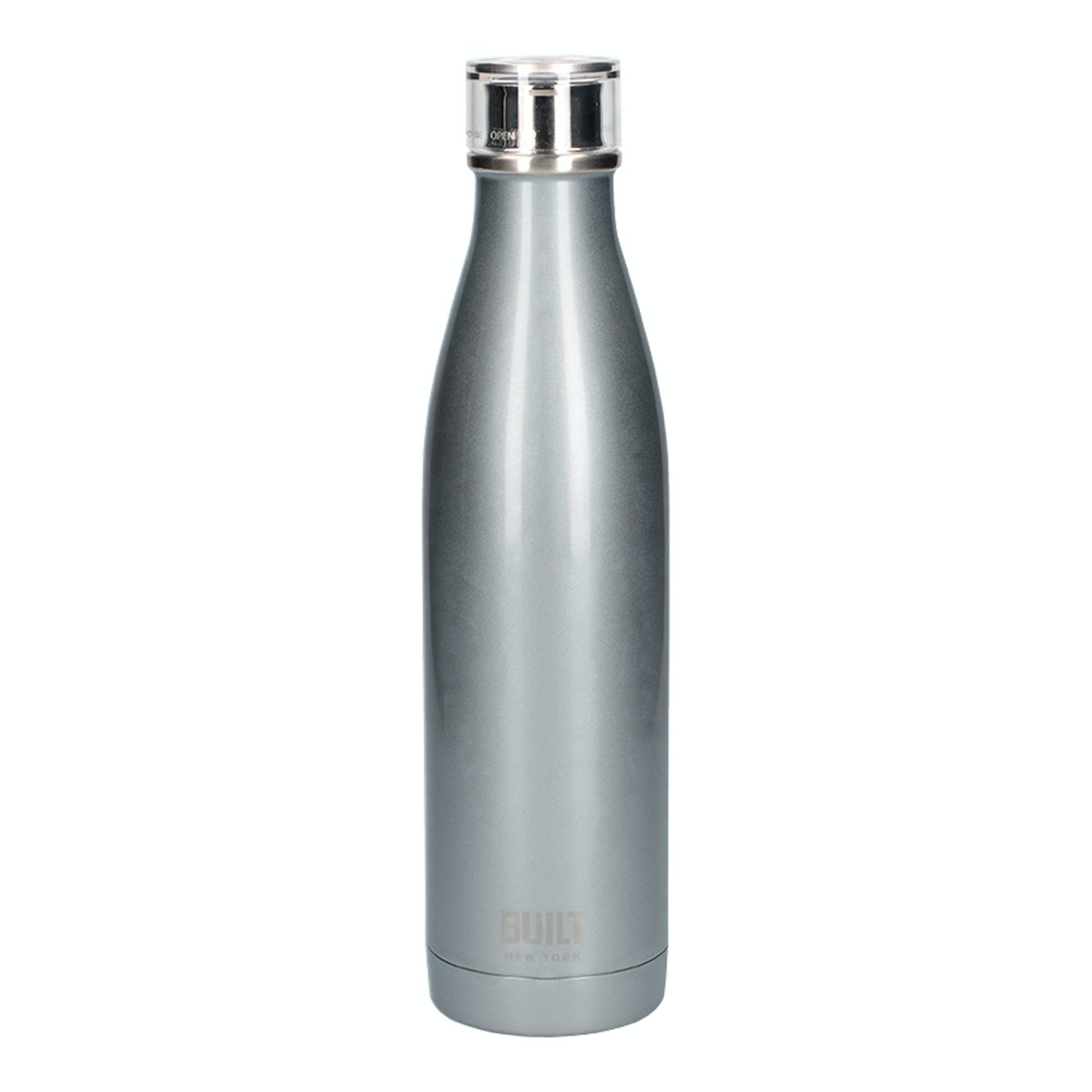 Built 740ml Double Walled Stainless Steel Water Bottle Silver Built 740ml Double Walled Stainless Steel Water Bottle Silver