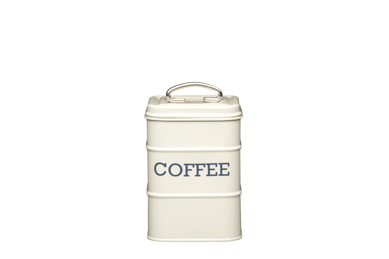 Living Nostalgia Antique Cream Coffee Tin Living Nostalgia Antique Cream Coffee Tin