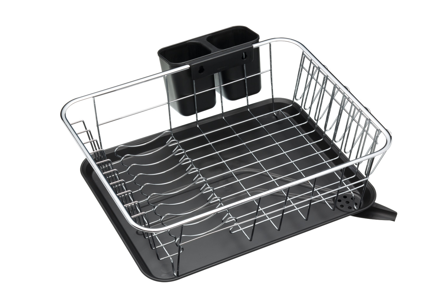 KitchenCraft Chrome Plated Dish Drainer KitchenCraft Chrome Plated Dish Drainer