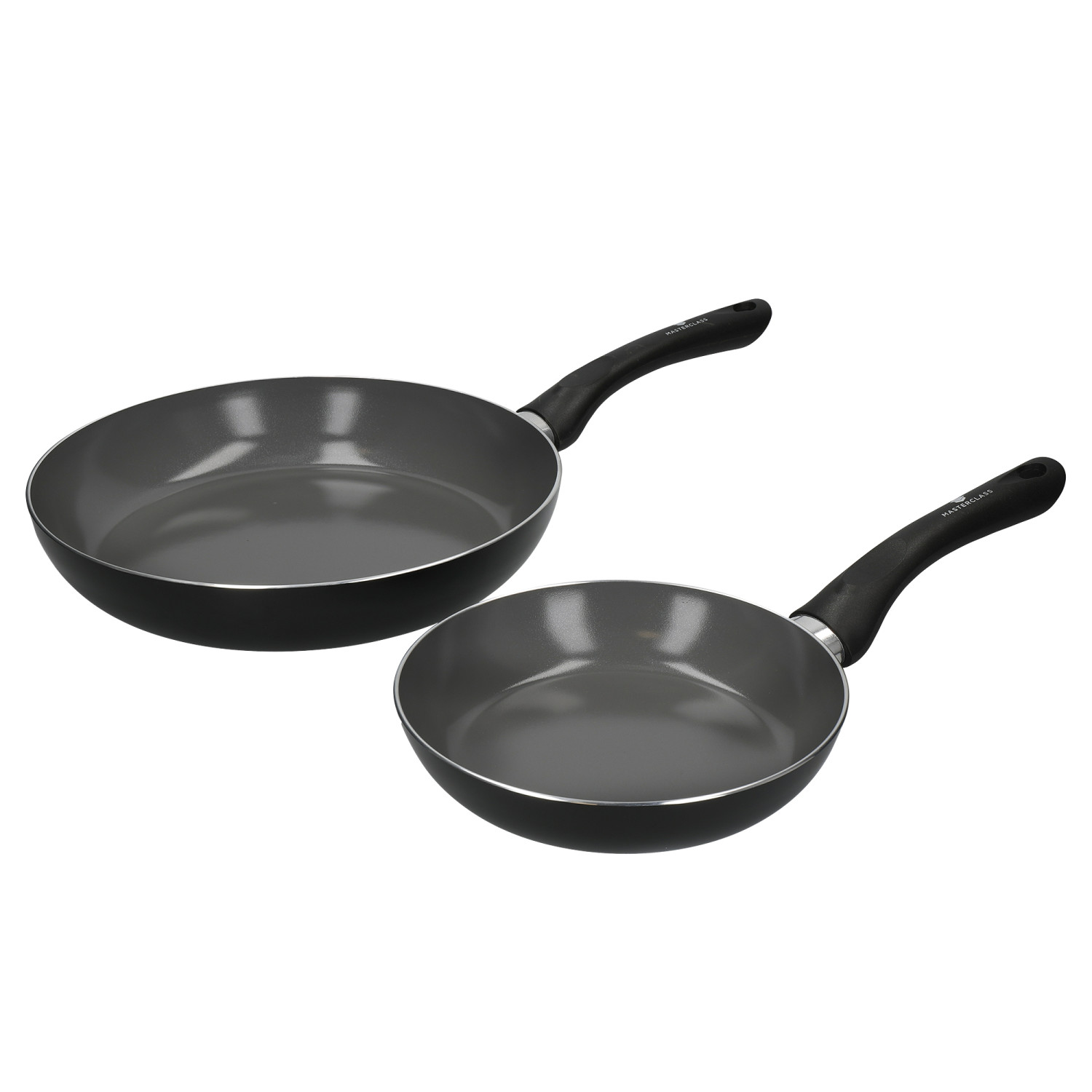 MasterClass Can-to-Pan 2-Piece Recycled Non-Stick Frying Pan Set MasterClass Can-to-Pan 2-Piece Recycled Non-Stick Frying Pan Set