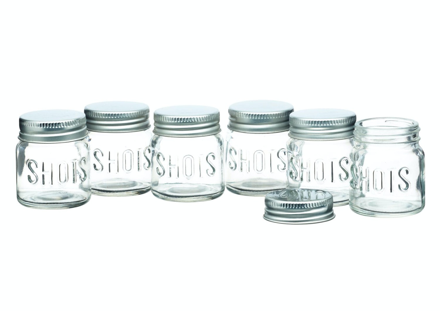 BarCraft Mini Glass Drinks Jars