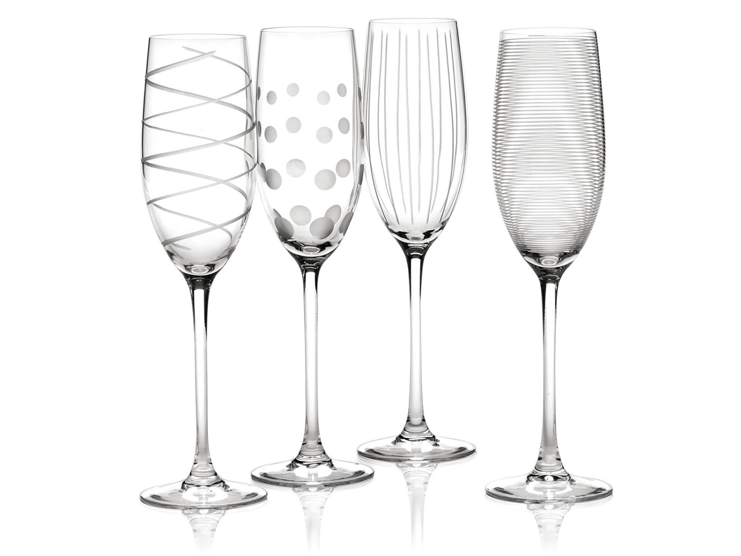 Mikasa Cheers Set Of 4 Flute Glasses Mikasa Cheers Set Of 4 Flute Glasses