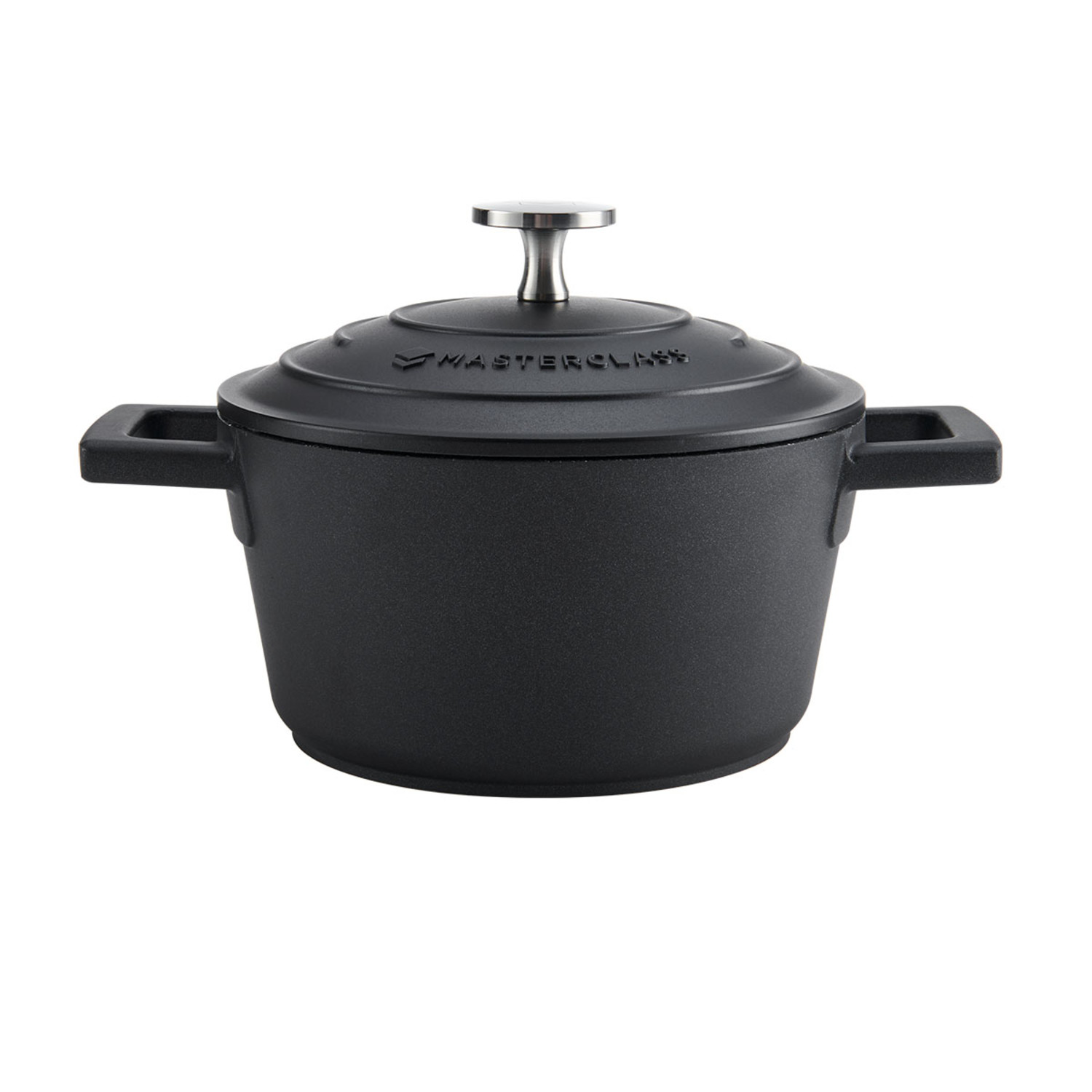 MasterClass Cast Aluminium Casserole Dish, 1.4L, Black