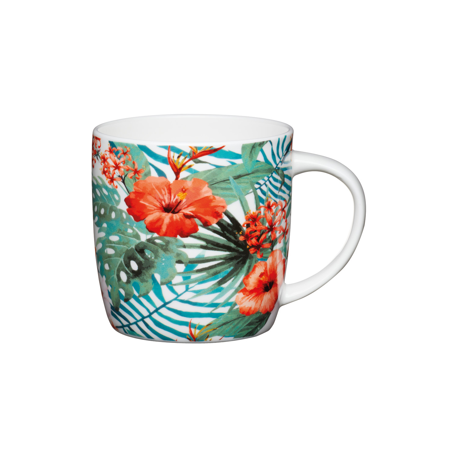 KitchenCraft Set of Four China Jungle Mugs KitchenCraft Set of Four China Jungle Mugs