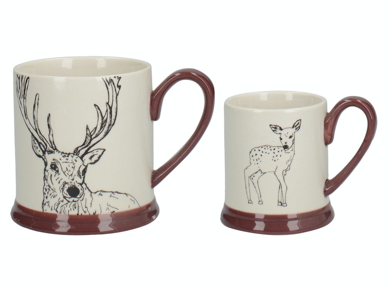 Creative Tops Into The Wild Little Explorer Deer Set Of 2 Mugs Creative Tops Into The Wild Little Explorer Deer Set Of 2 Mugs