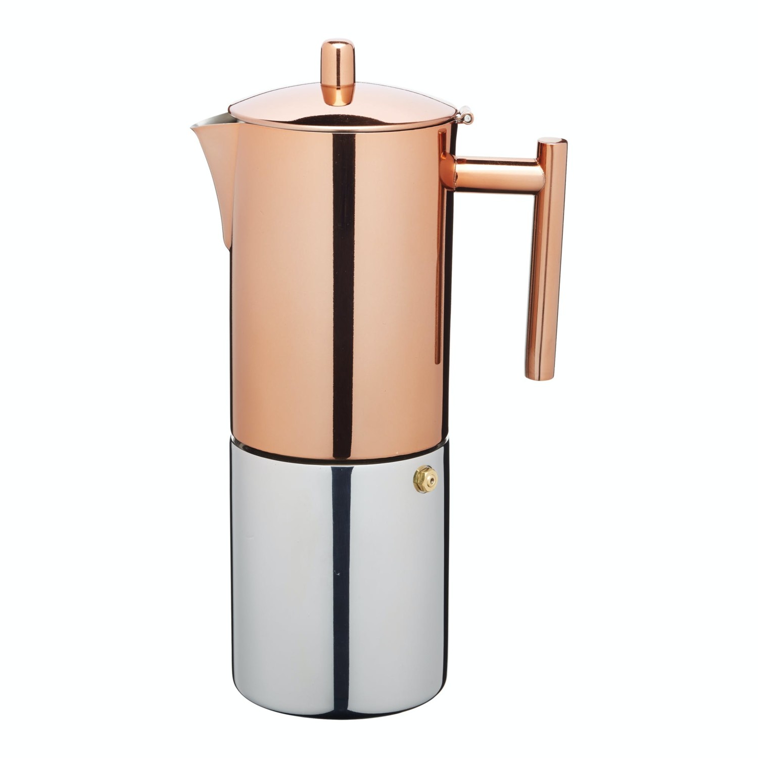 La Cafetière Copper Espresso Maker, 10-Cup, Stainless Steel