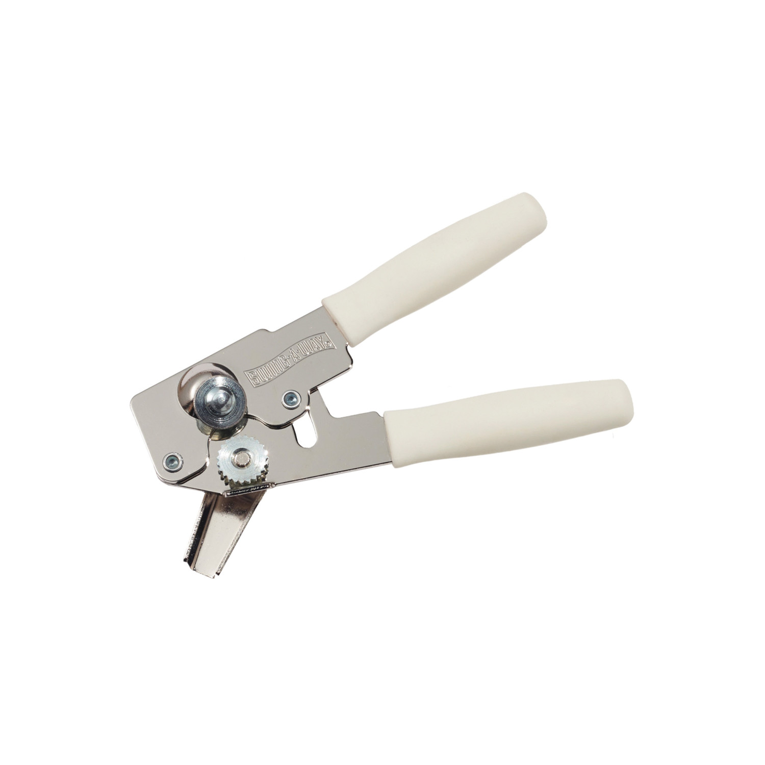 Swing-A-Way White Comfort Grip Compact Can Opener Swing-A-Way White Comfort Grip Compact Can Opener