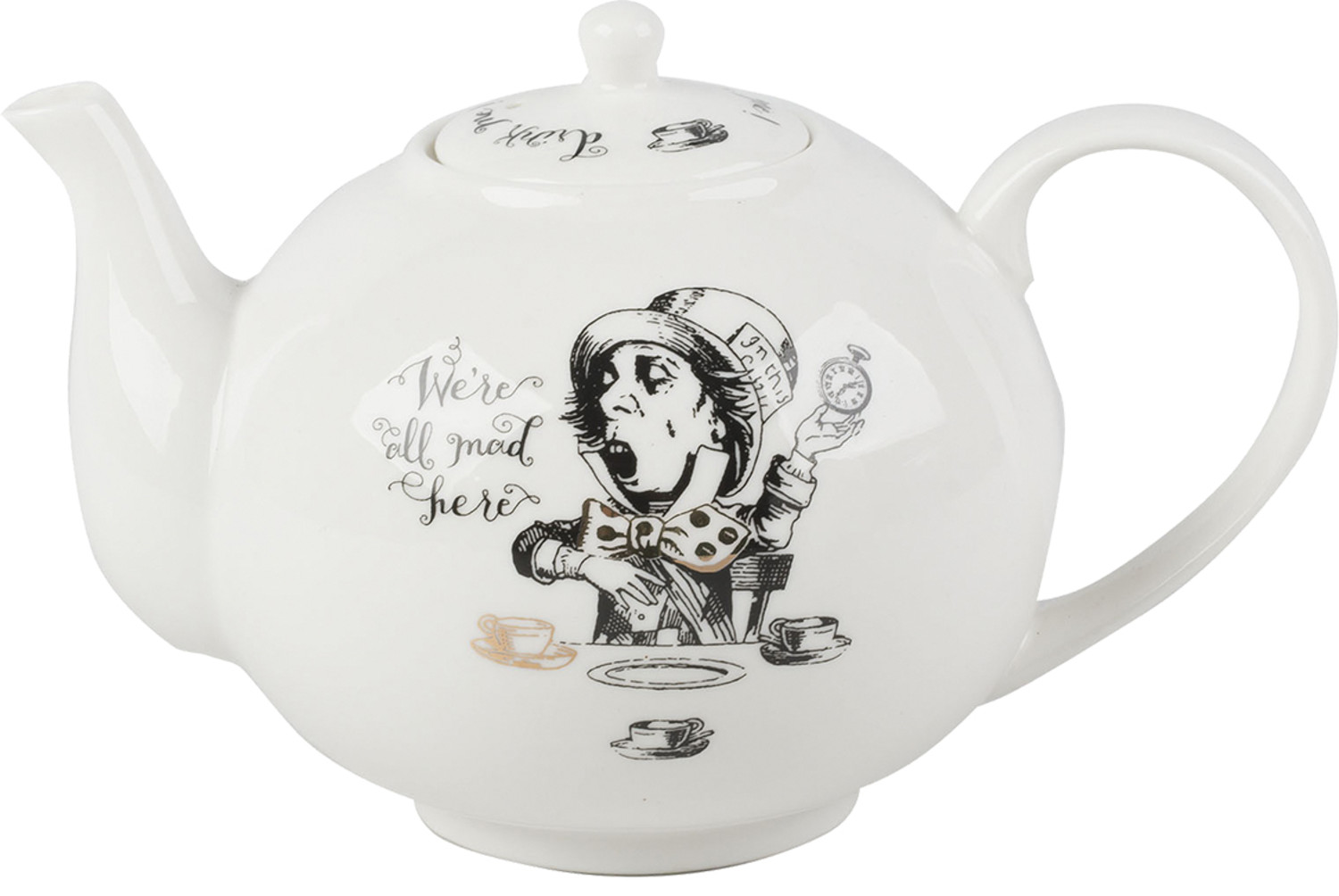 Victoria And Albert Alice In Wonderland Large Teapot Victoria And Albert Alice In Wonderland Large Teapot