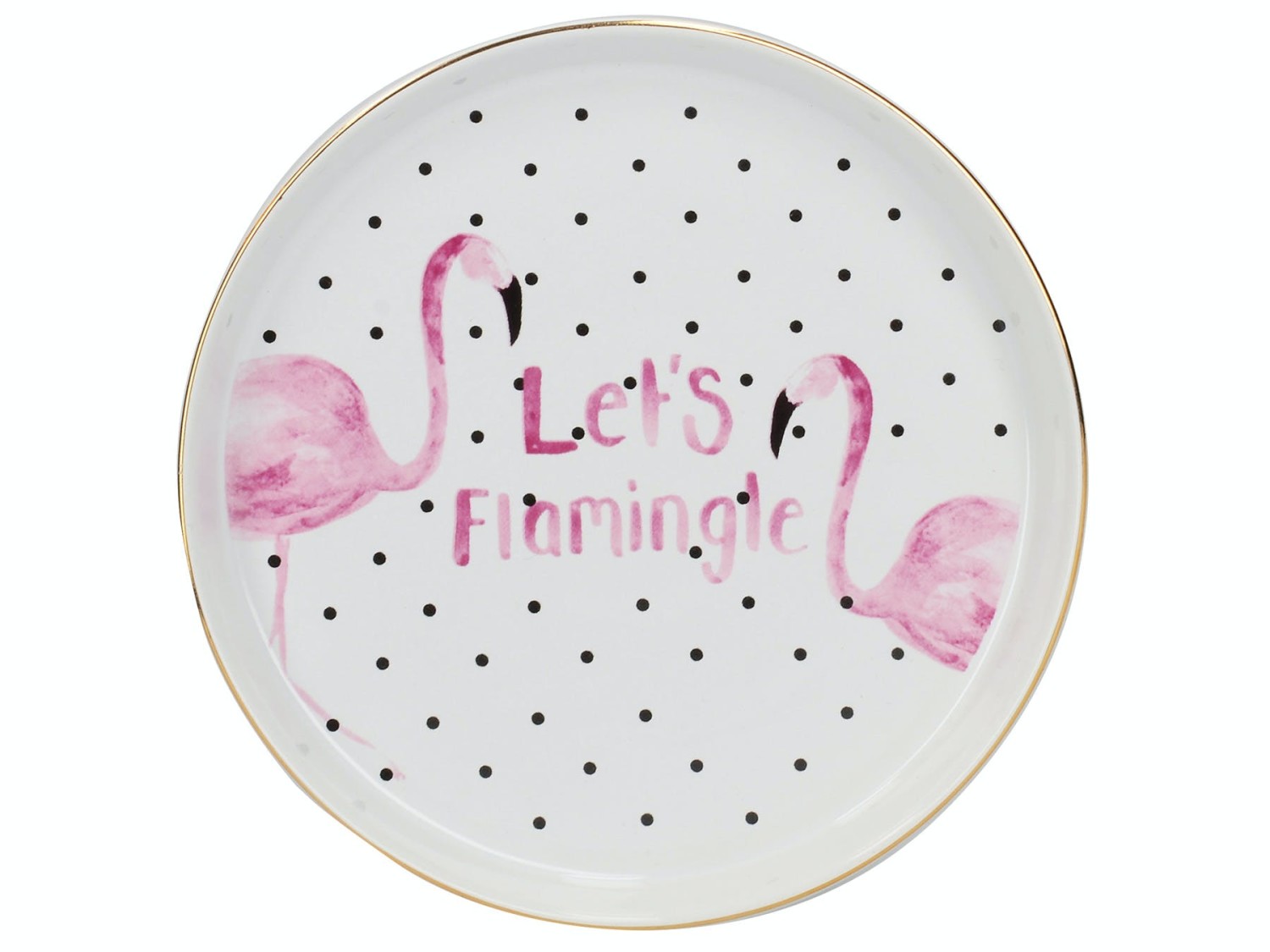 Creative Tops Ava & I Flamingo Round Trinket Dish