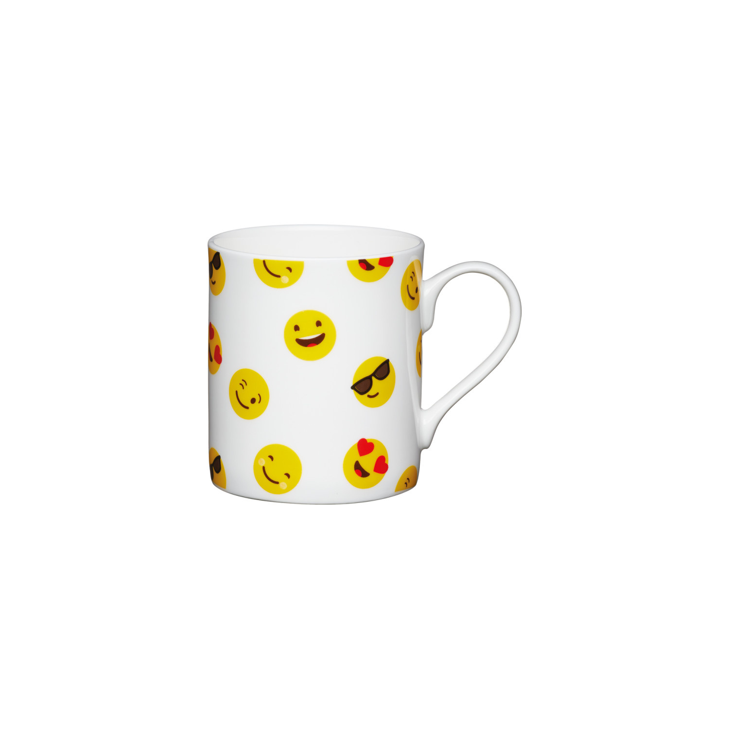 KitchenCraft Set of China Emojis Face Mini Mugs KitchenCraft Set of China Emojis Face Mini Mugs