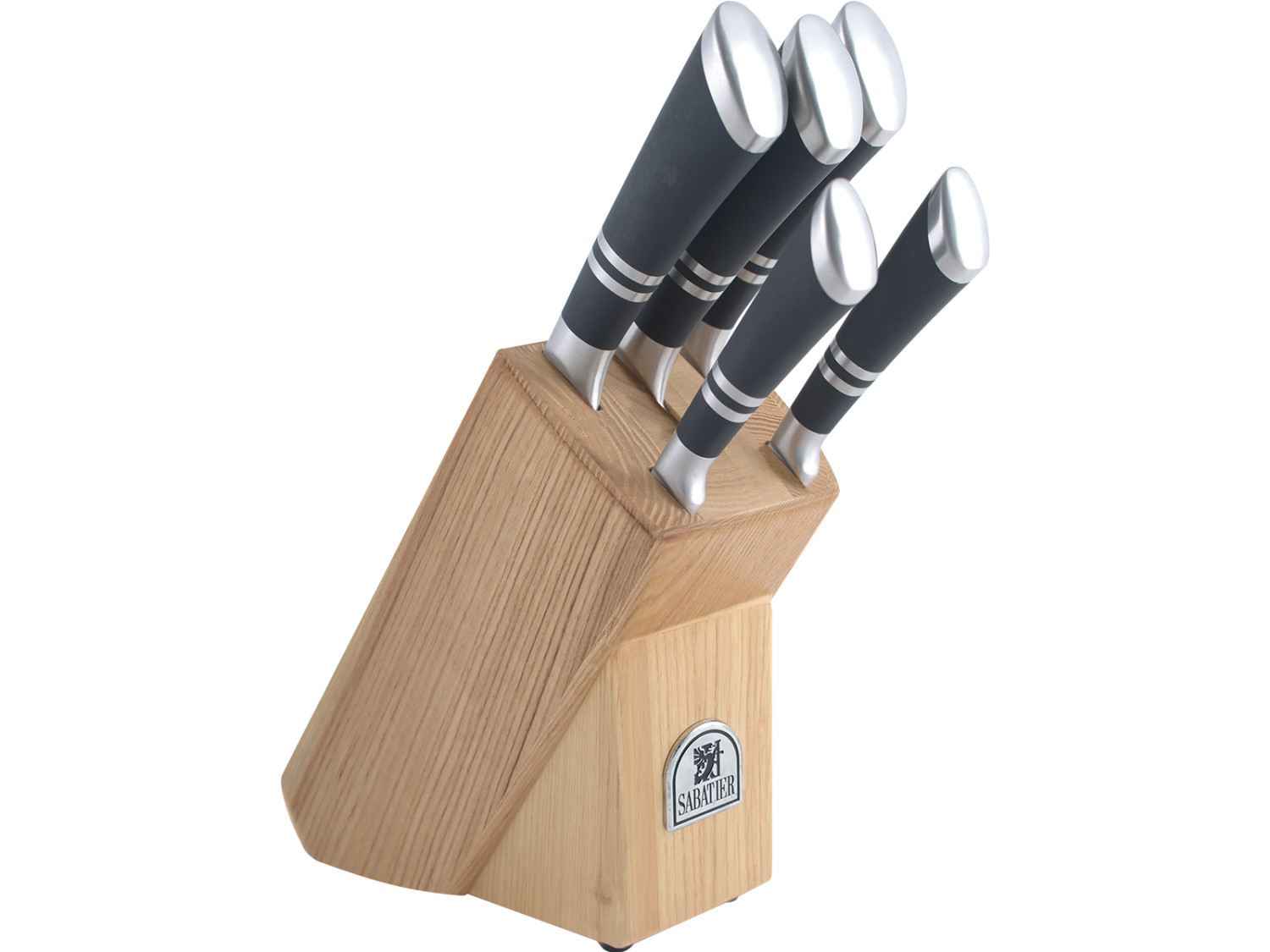 Sabatier Maison Ashwood 5 Piece Knife Block