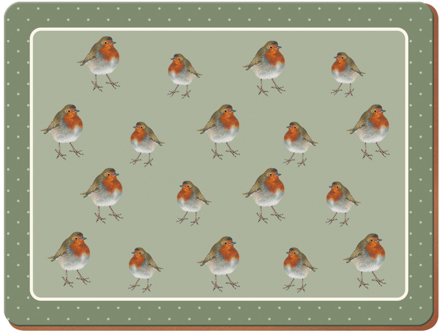 Creative Tops Into The Wild Set of 6 Robin Placemats
