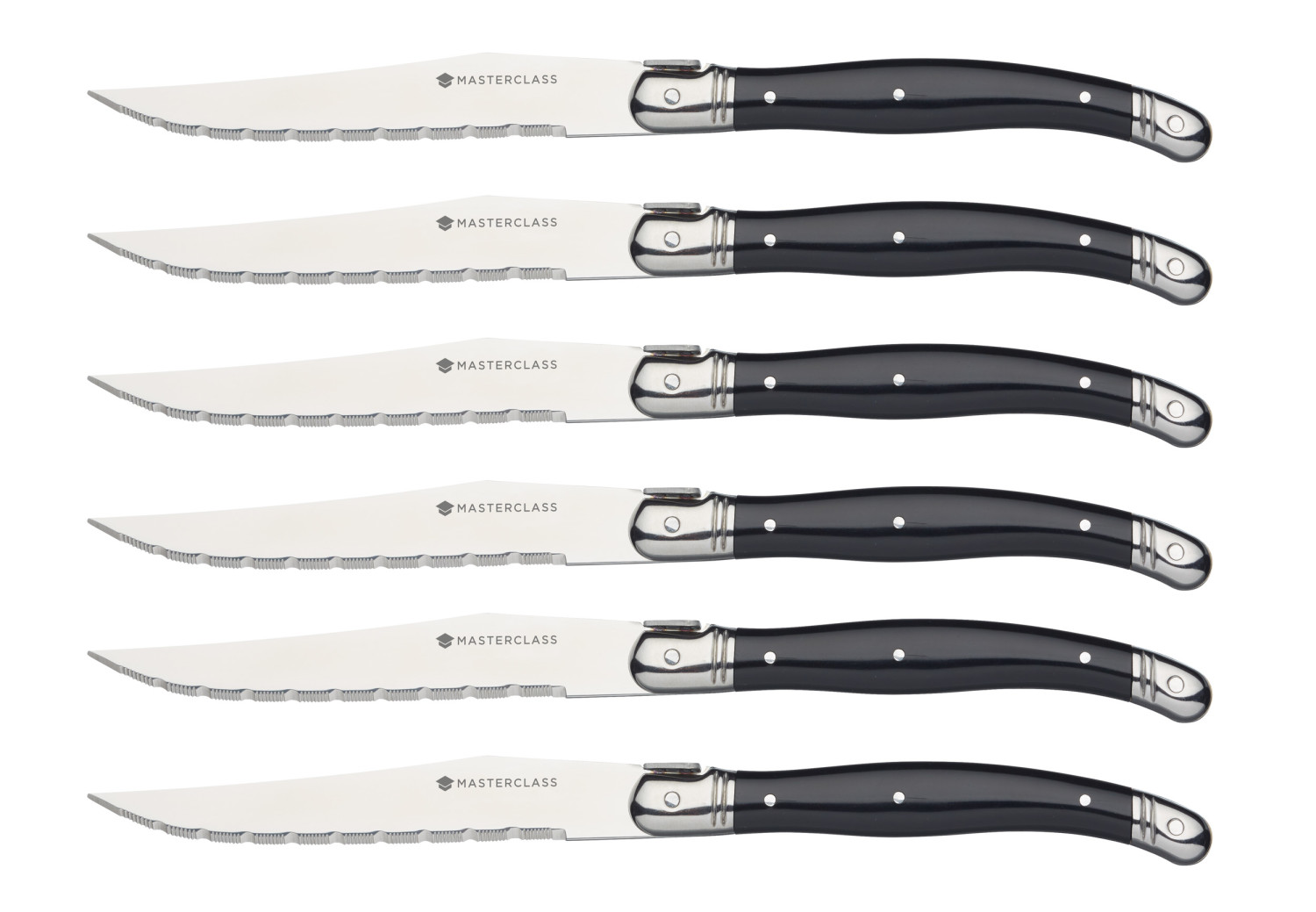MasterClass Six Piece Steak Knife Set MasterClass Six Piece Steak Knife Set