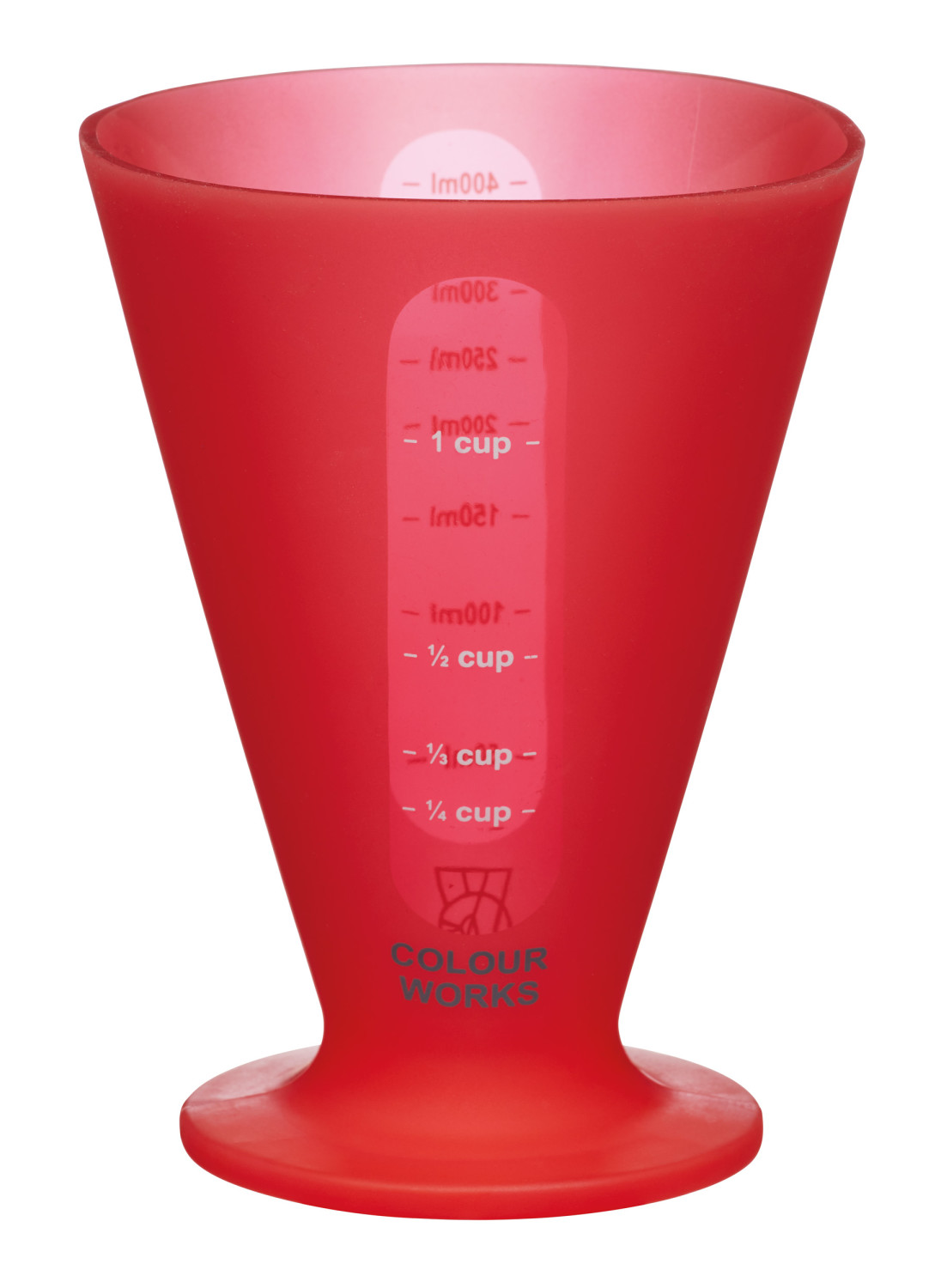 Colourworks Brights Red Conical Measure