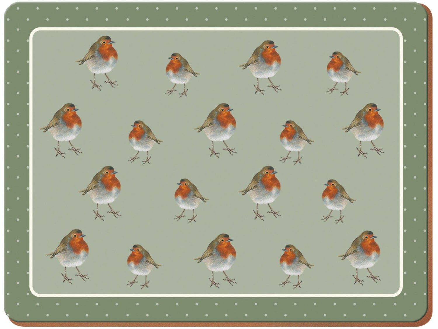 Creative Tops Into The Wild Robin Pack Of 4 Large Premium Placemats