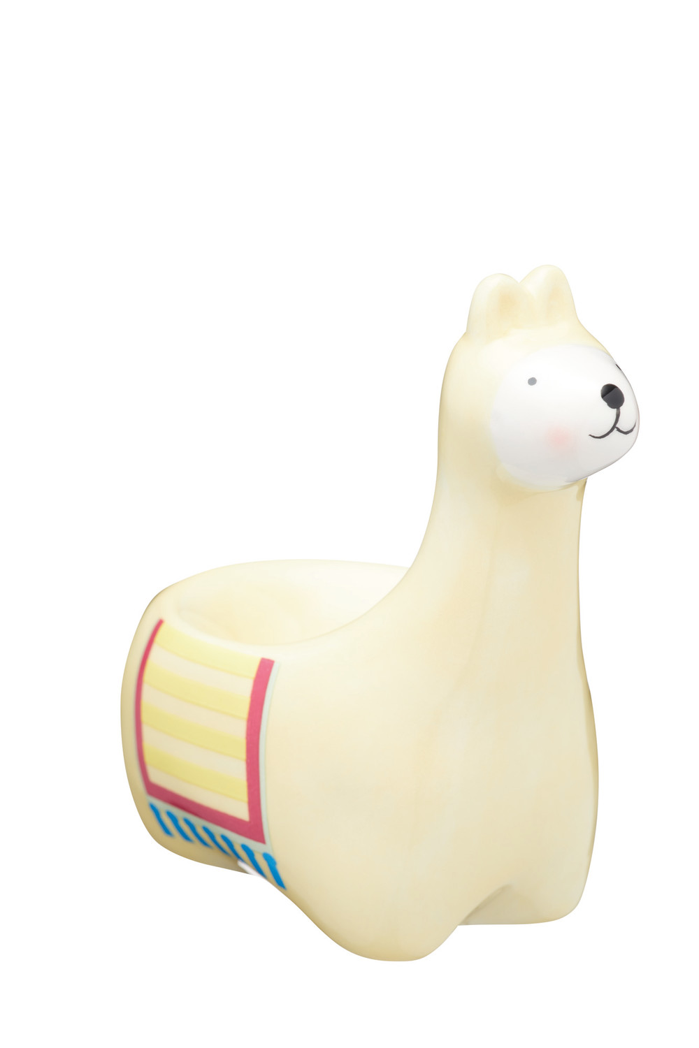KitchenCraft Ceramic Llama-Shaped Novelty Egg Cup