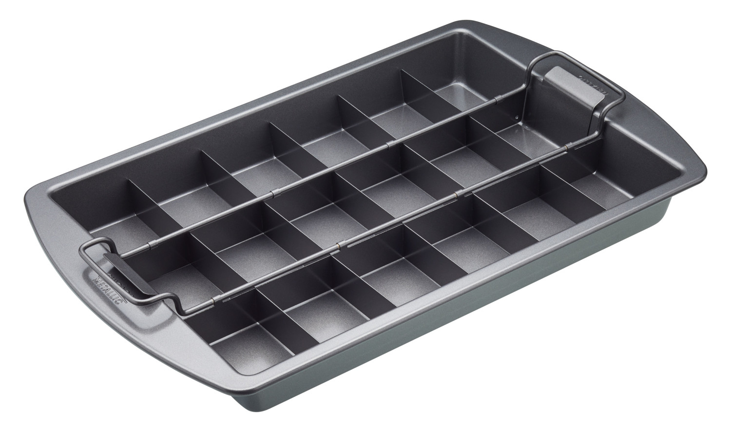 Chicago Metallic Non-Stick Three Piece Brownie Pan Set