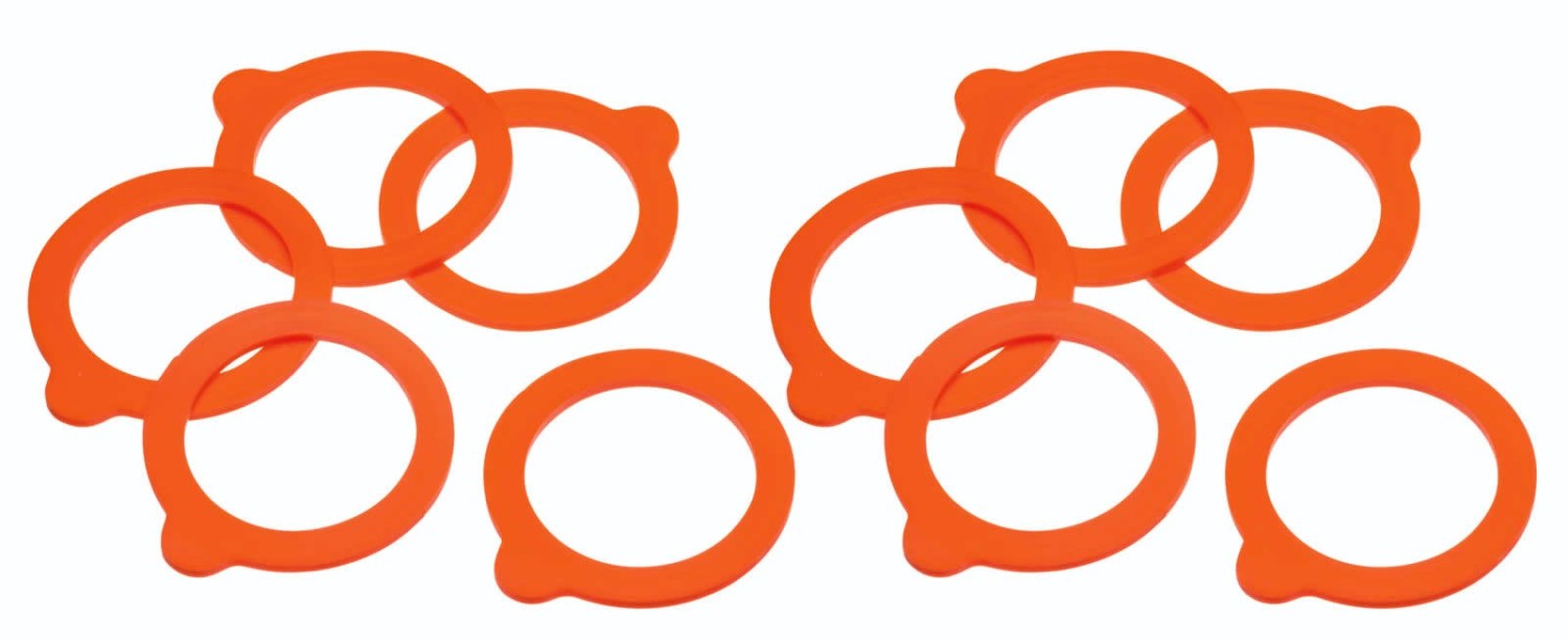Home Made Pack of 10 Spare Silicone Sealing Rings for Terrine Jars