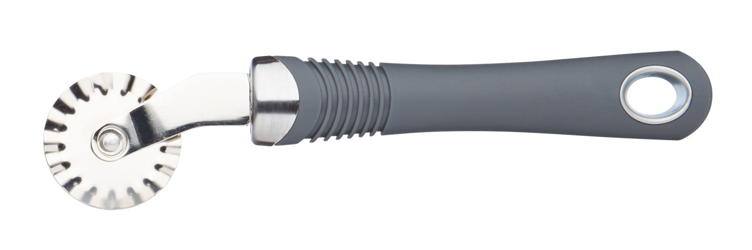 KitchenCraft Professional Rolling Pastry Wheel Cutter / Dough Slicer with Soft-Grip Handle