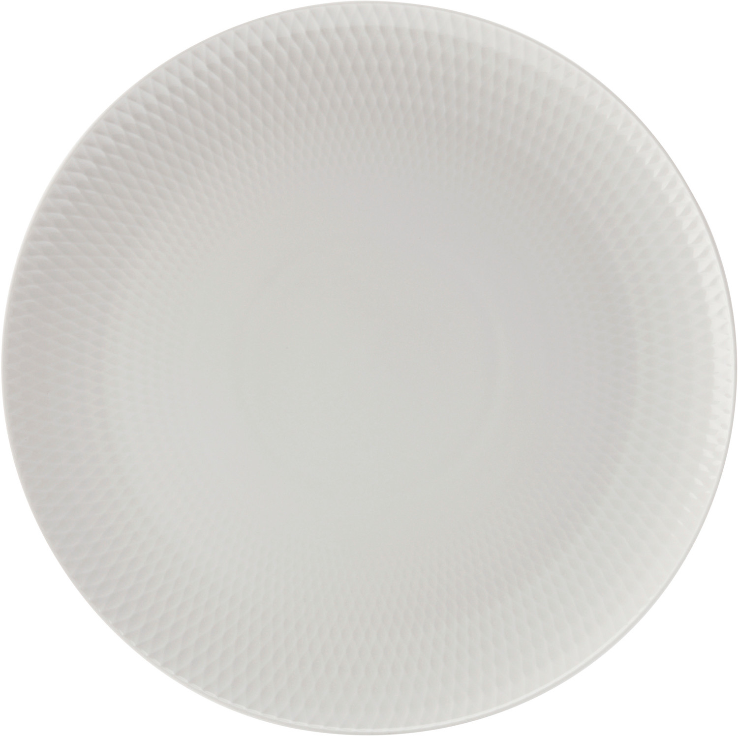 Maxwell & Williams White Basics Diamonds 36cm Round Platter