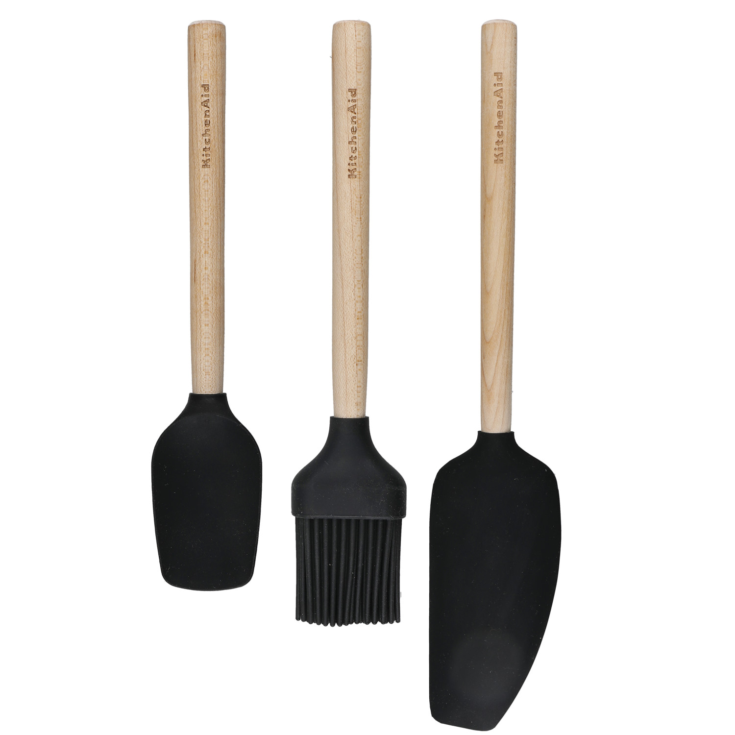 KitchenAid  3-Piece Bamboo Baking Set with Spoon
Spatula, Pastry Brush and Mixer Spatula KitchenAid  3-Piece Bamboo Baking Set with Spoon
Spatula, Pastry Brush and Mixer Spatula