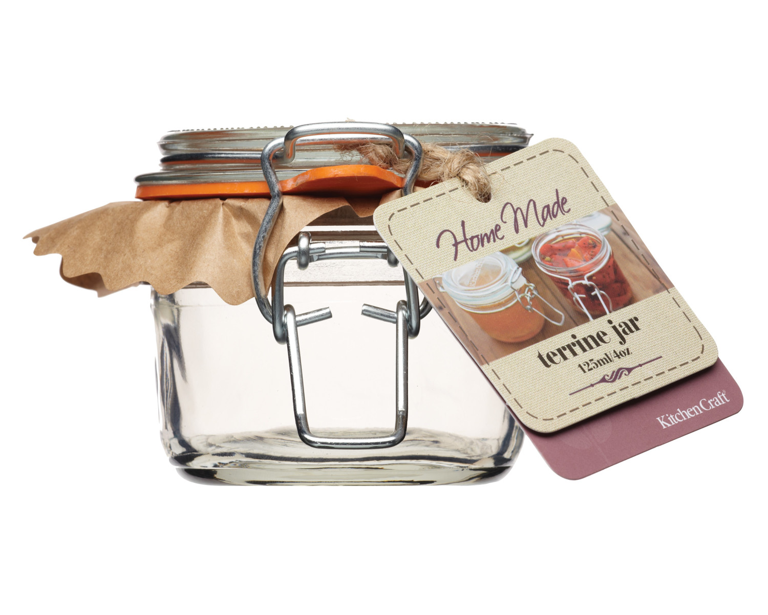 Home Made Glass 125ml Terrine Jar