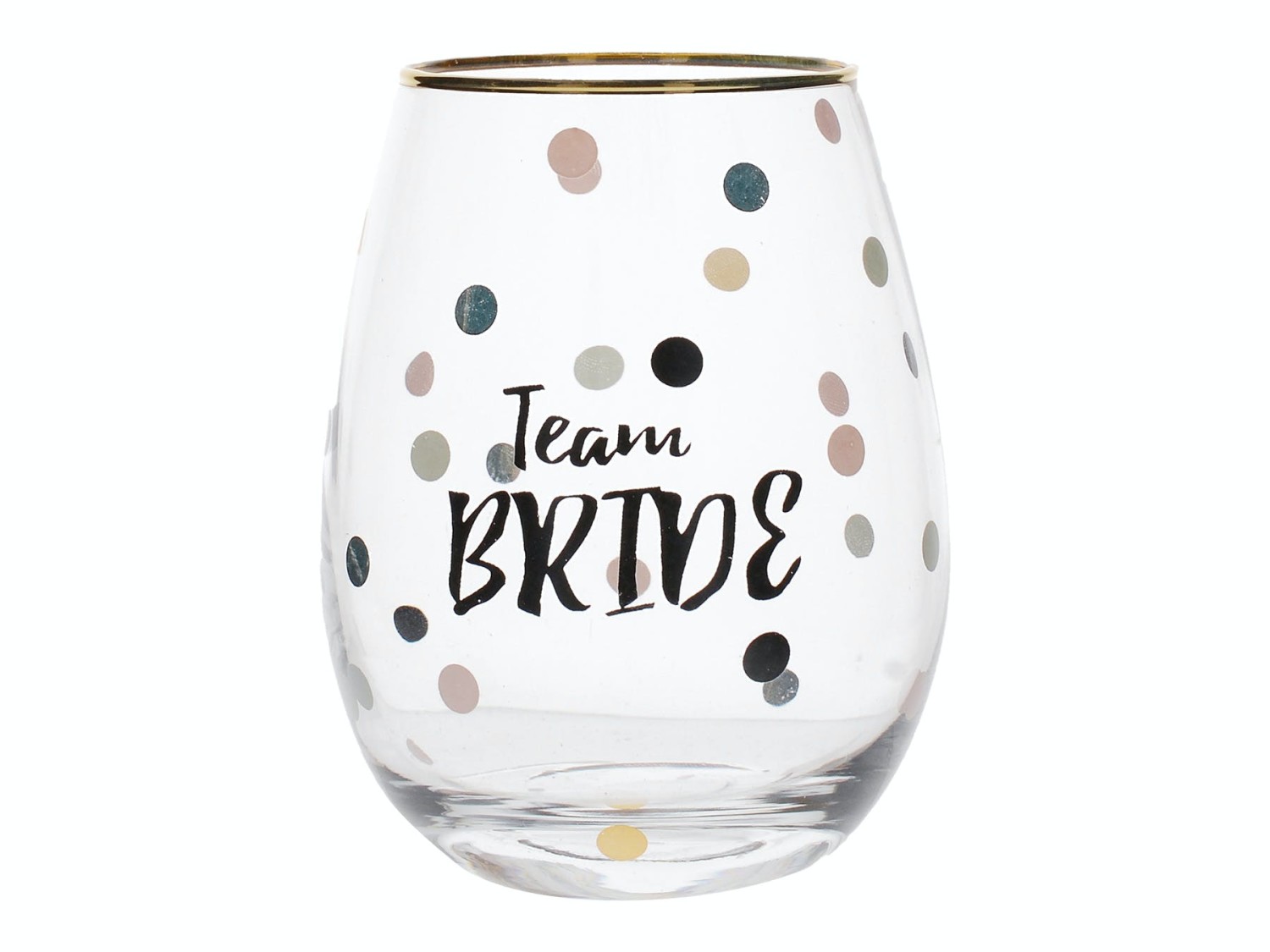 Creative Tops Ava & I Team Bride Stemless Wine Glass