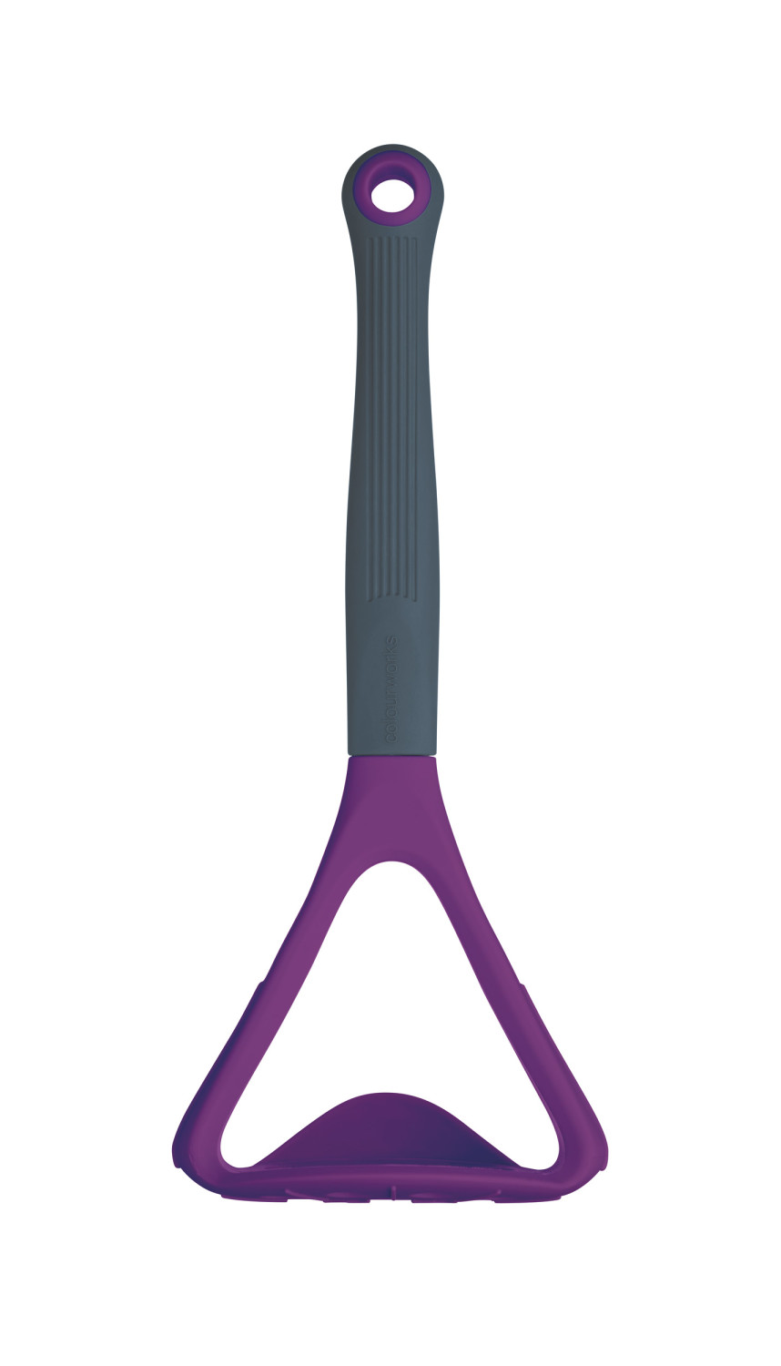 Colourworks Brights Purple Silicone-Headed Masher