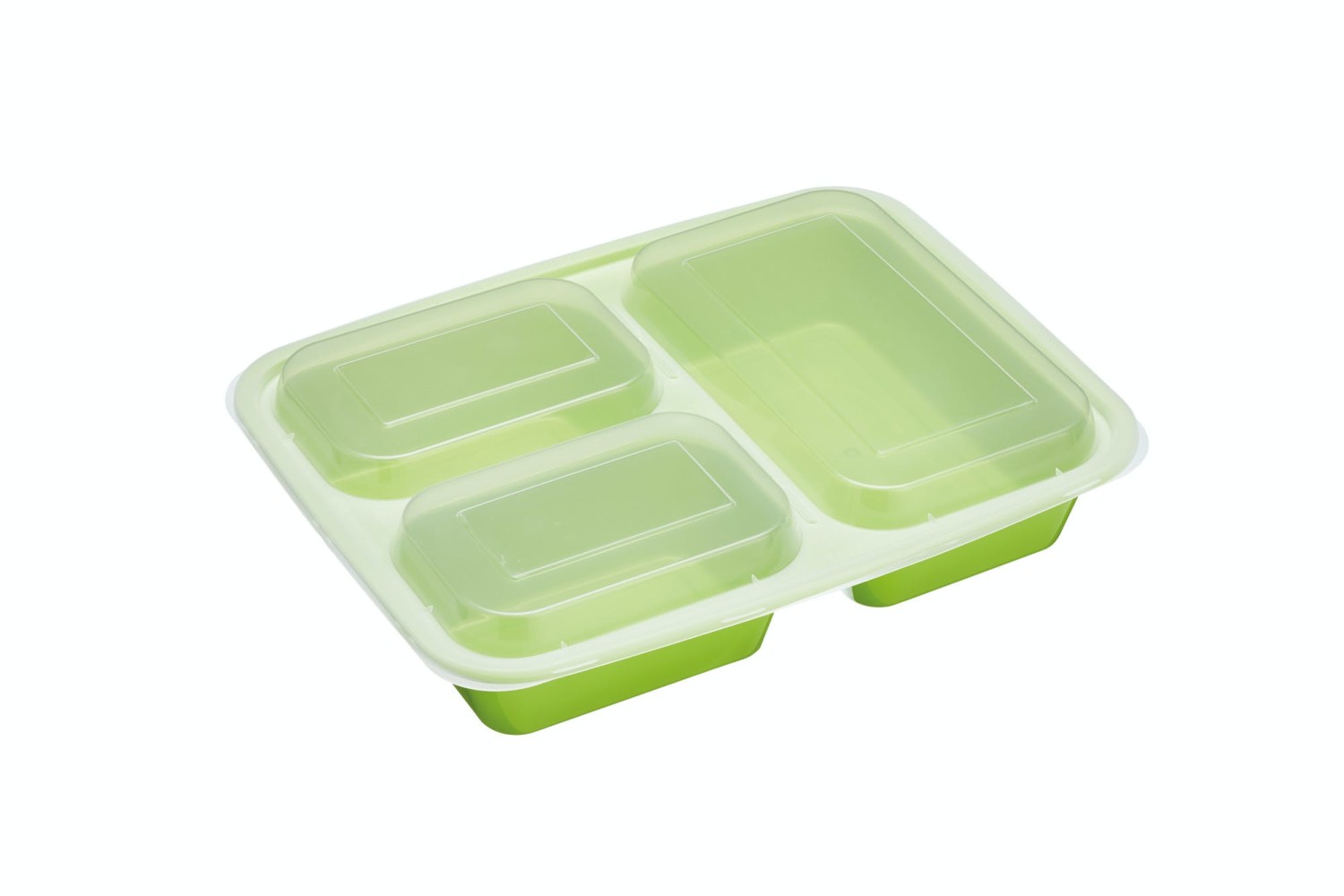 KitchenCraft Healthy Eating 5-Pack Portion Control Lunch Boxes with Compartments