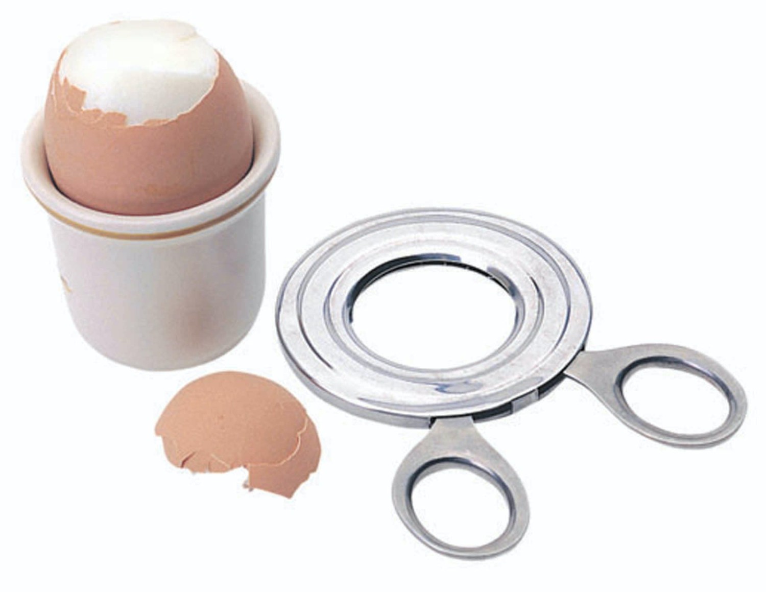 KitchenCraft Stainless Steel Egg Topper KitchenCraft Stainless Steel Egg Topper