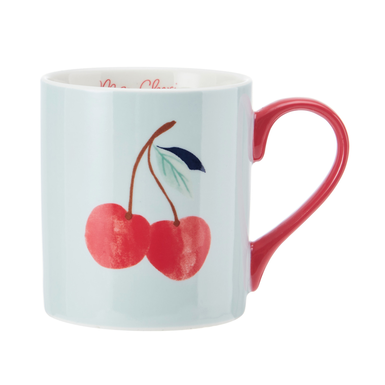 Mikasa Cherry Straight-Sided Porcelain Mug, 280ml Mikasa Cherry Straight-Sided Porcelain Mug, 280ml