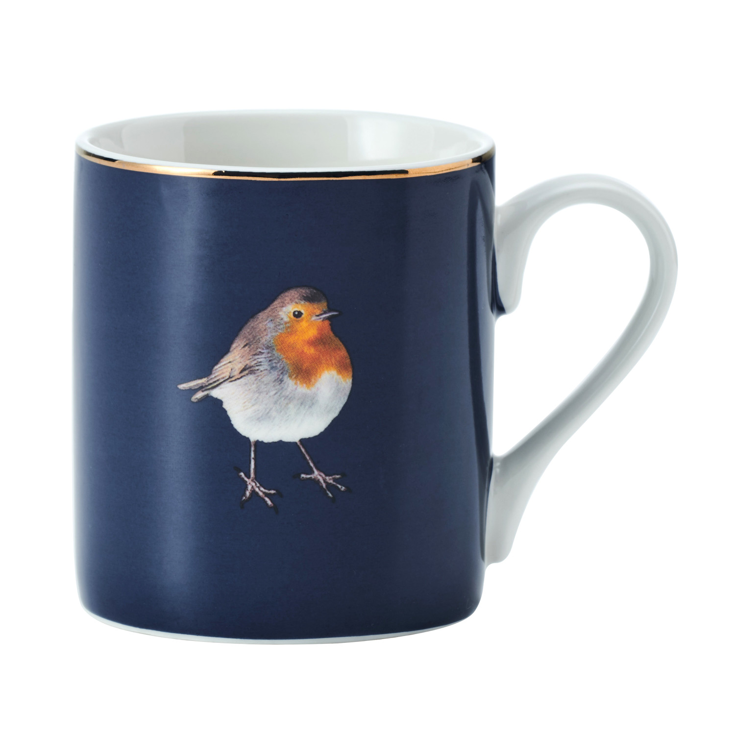 Mikasa Robin Straight-Sided Porcelain Mug, 280ml Mikasa Robin Straight-Sided Porcelain Mug, 280ml