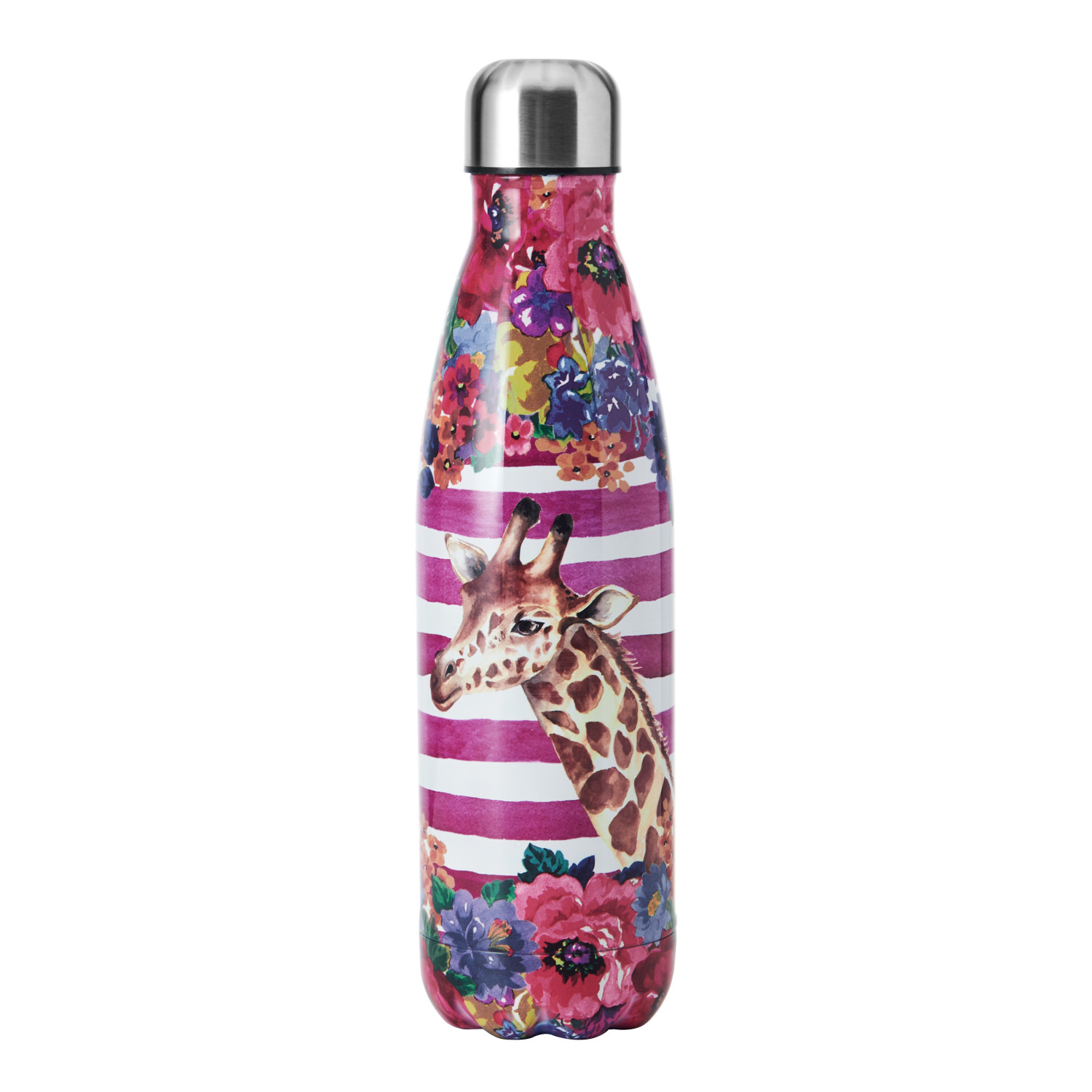 Mikasa Wild at Heart Giraffe Insulated Water Bottle, 500ml Mikasa Wild at Heart Giraffe Insulated Water Bottle, 500ml
