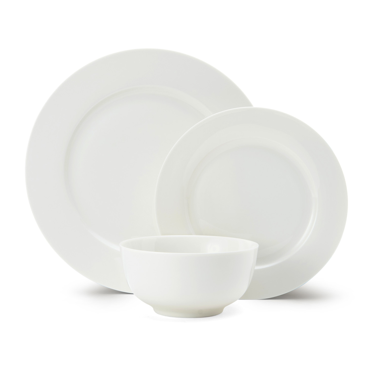 Mikasa Egret 12-Piece China Dinner Set, White Mikasa Egret 12-Piece China Dinner Set, White