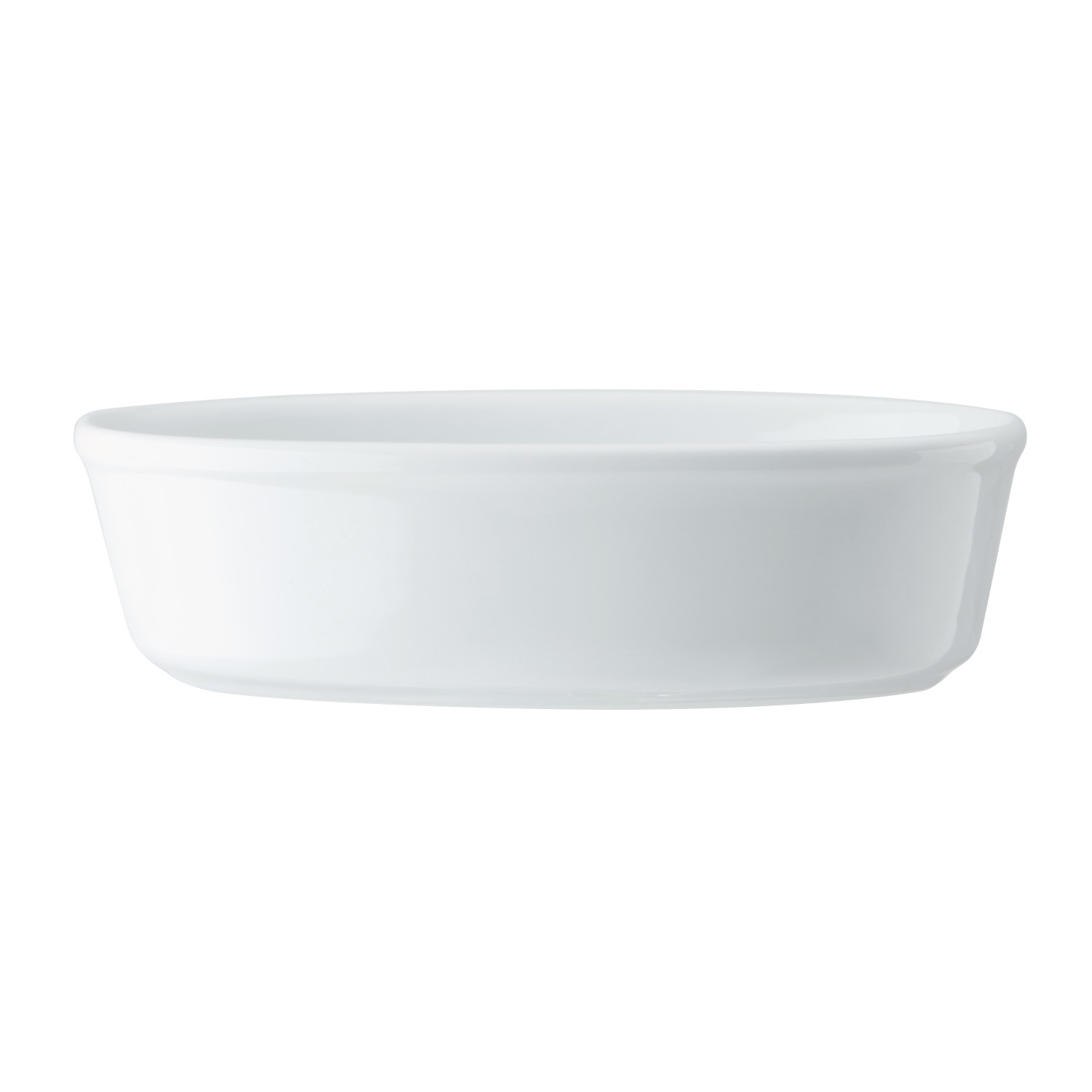 Mikasa Chalk Porcelain Oval Pie Dish, 18cm, White Mikasa Chalk Porcelain Oval Pie Dish, 18cm, White