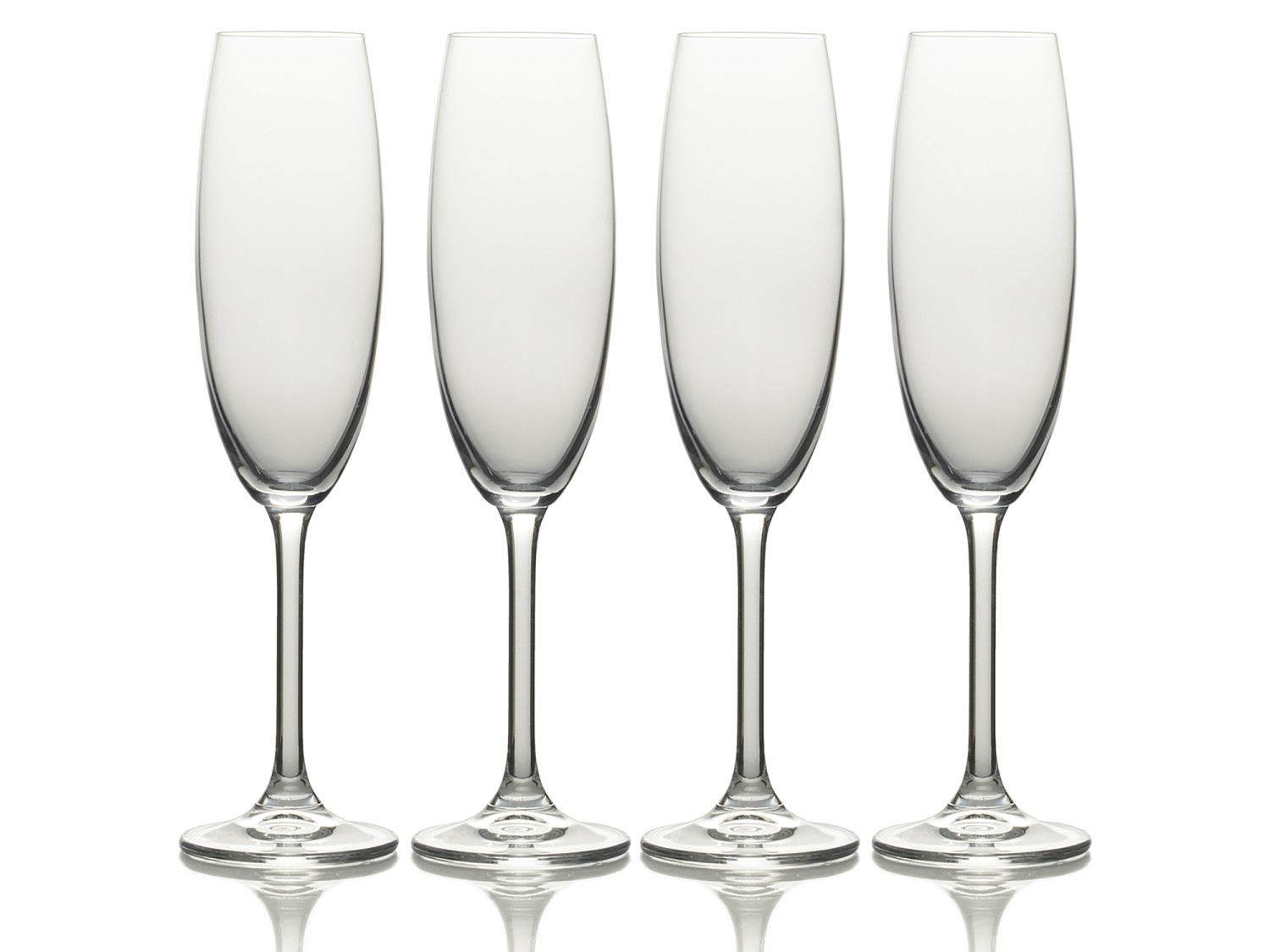 Mikasa Julie Set Of 4 8Oz Flute Glasses Mikasa Julie Set Of 4 8Oz Flute Glasses