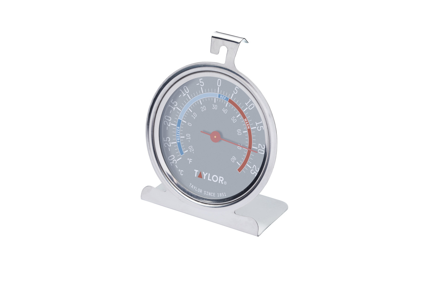 Taylor Pro Stainless Steel Freezer and Fridge Temperature Thermometer Taylor Pro Stainless Steel Freezer and Fridge Temperature Thermometer