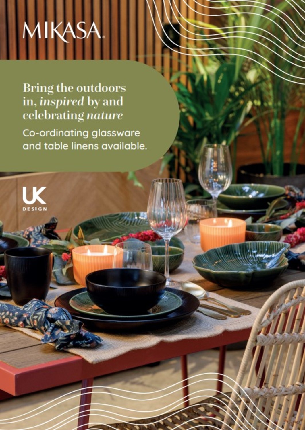 Mikasa Jardin Strut Card