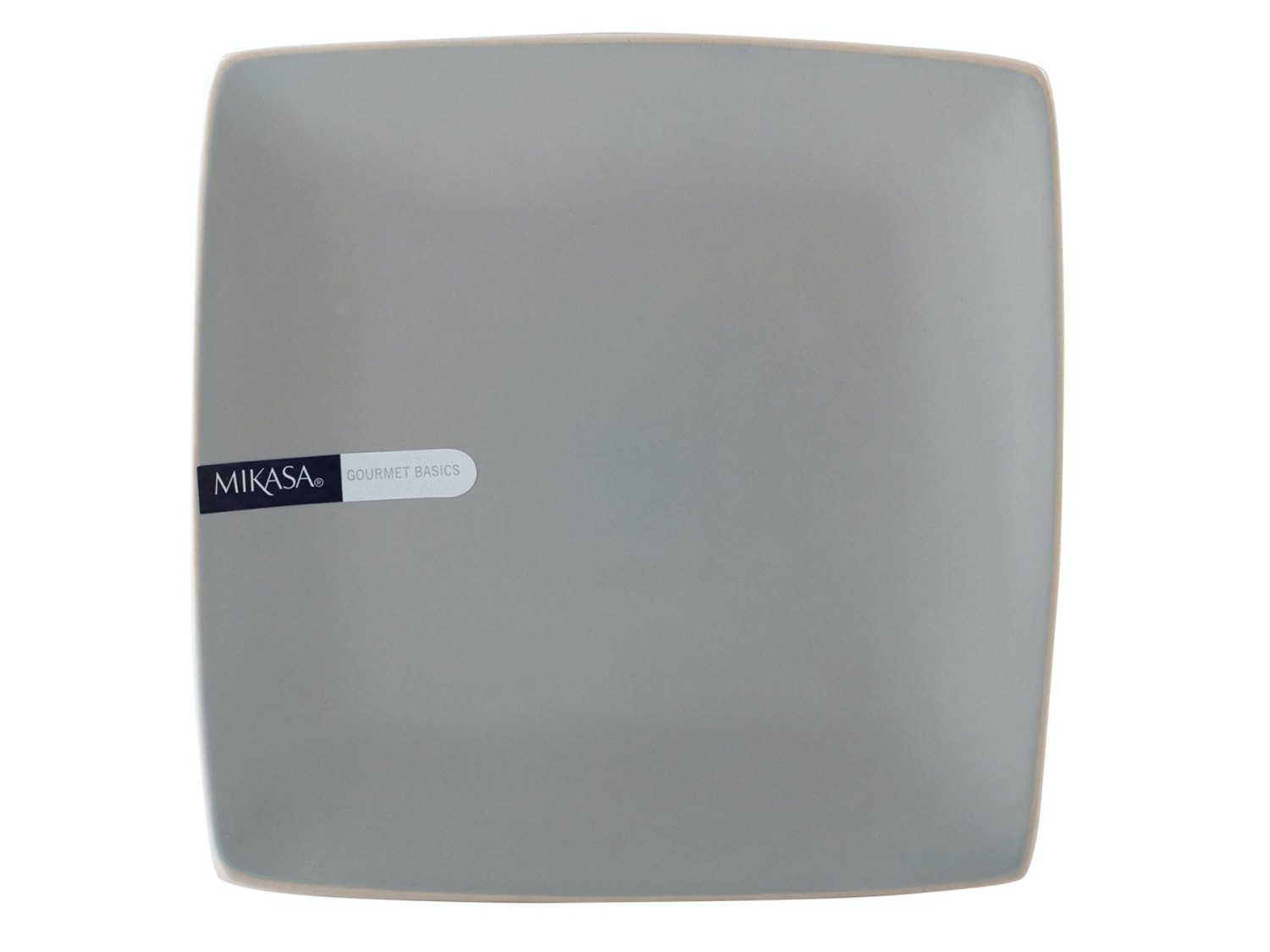 Mikasa Gourmet Square Side Plate Grey