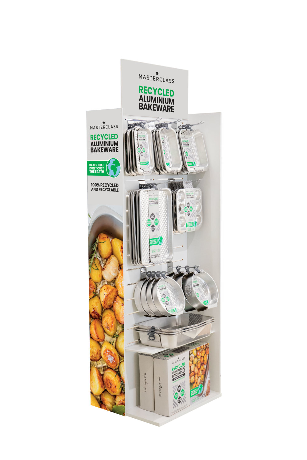 MasterClass Recycled Aluminium Shelving Unit Only