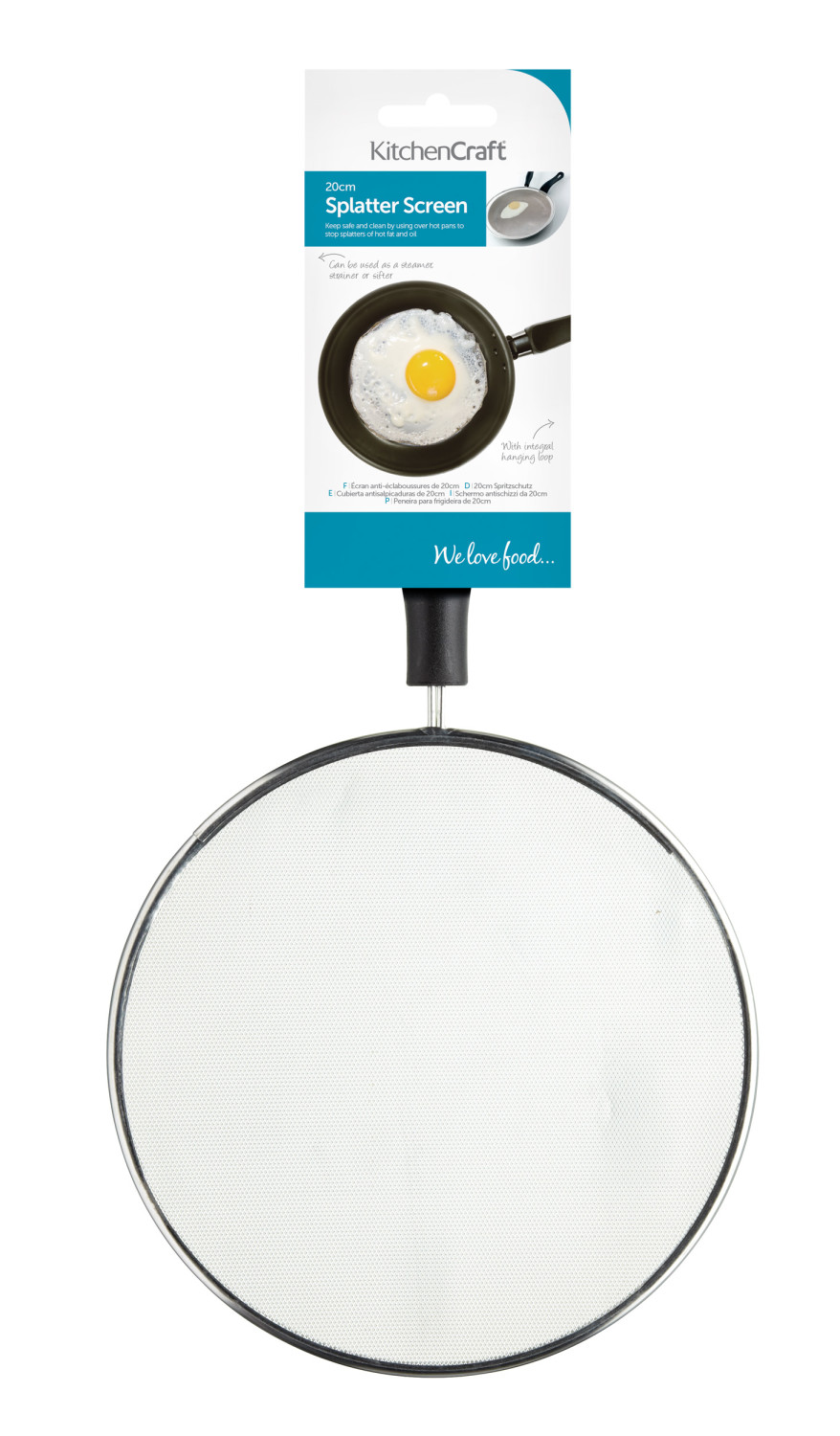 KitchenCraft Small Wire 20cm Splatter Screen KitchenCraft Small Wire 20cm Splatter Screen