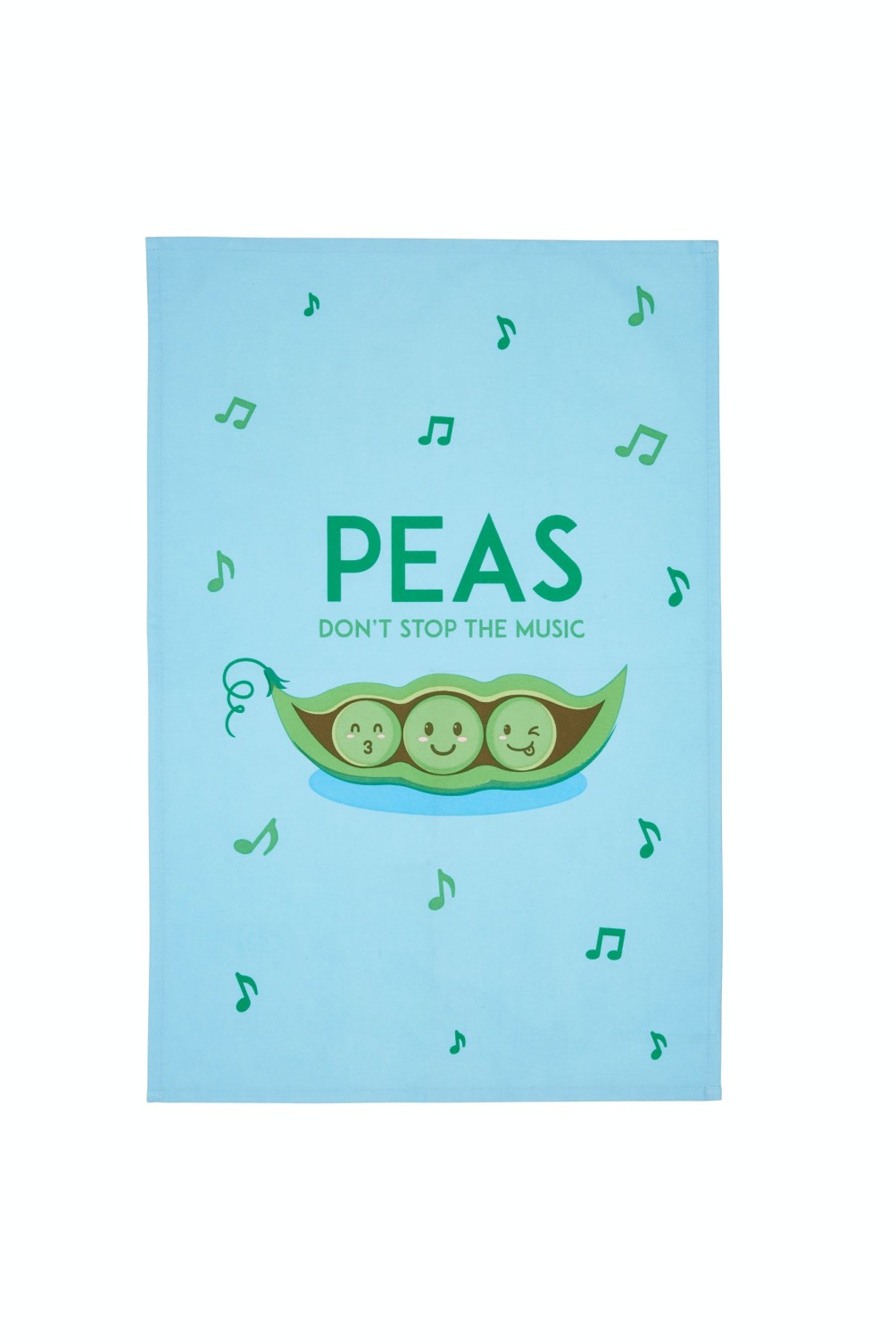 KitchenCraft Set of 2 "Peas" Tea Towels KitchenCraft Set of 2 "Peas" Tea Towels