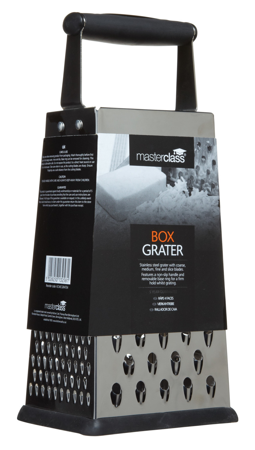 MasterClass 24.5cm Four Sided Box Grater MasterClass 24.5cm Four Sided Box Grater