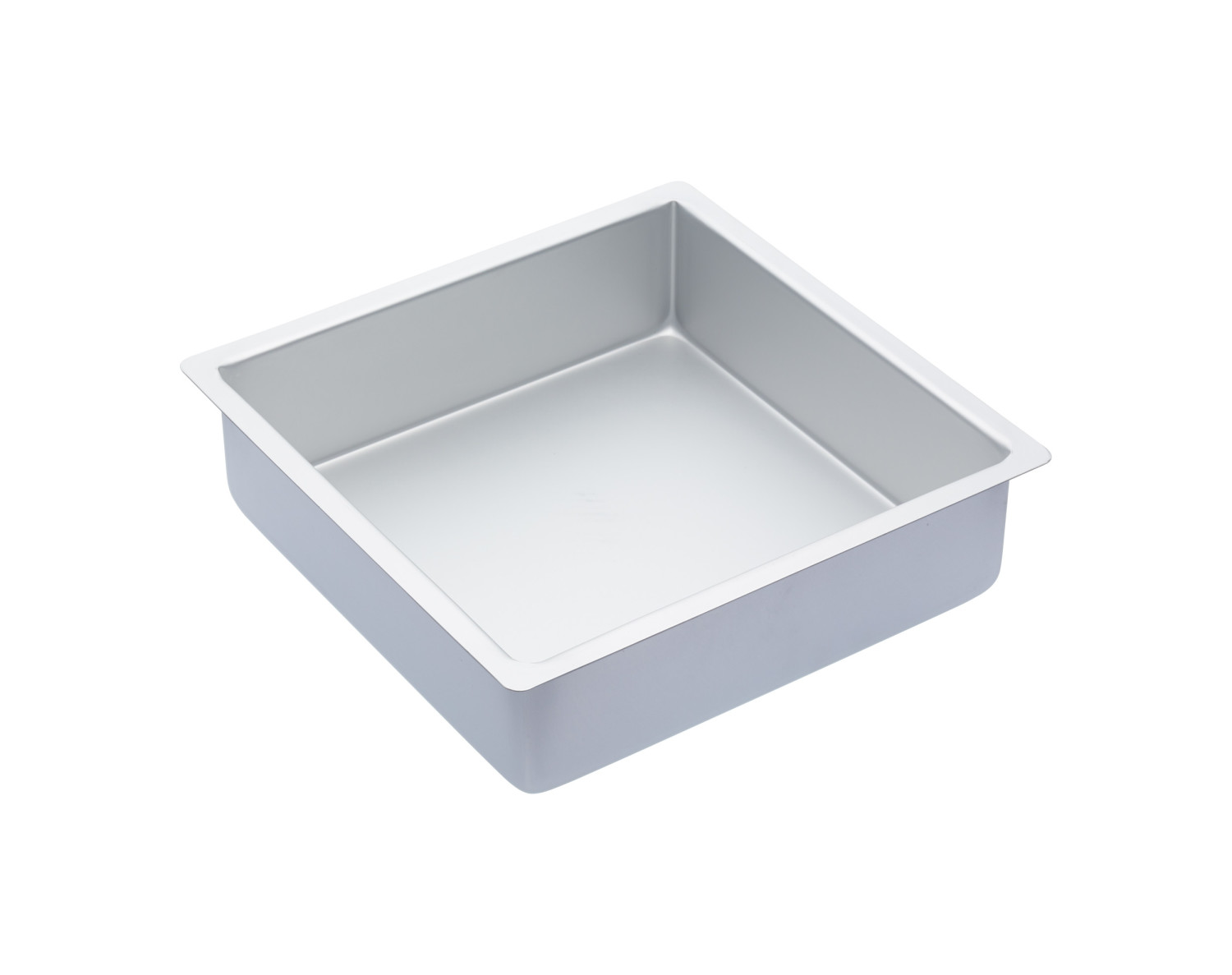 MasterCraft Silver Anodised Square Deep Cake Pan 25.5cm