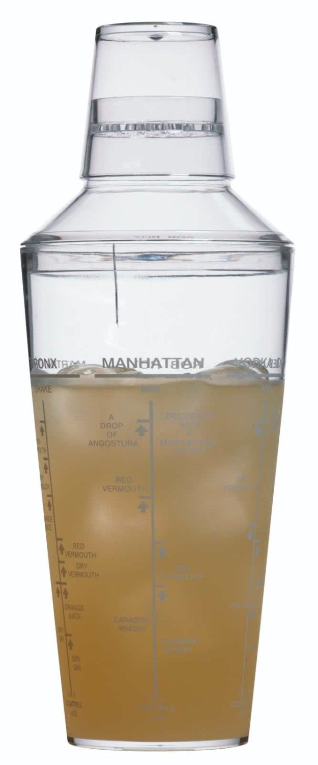 BarCraft Acrylic 700ml Cocktail Shaker